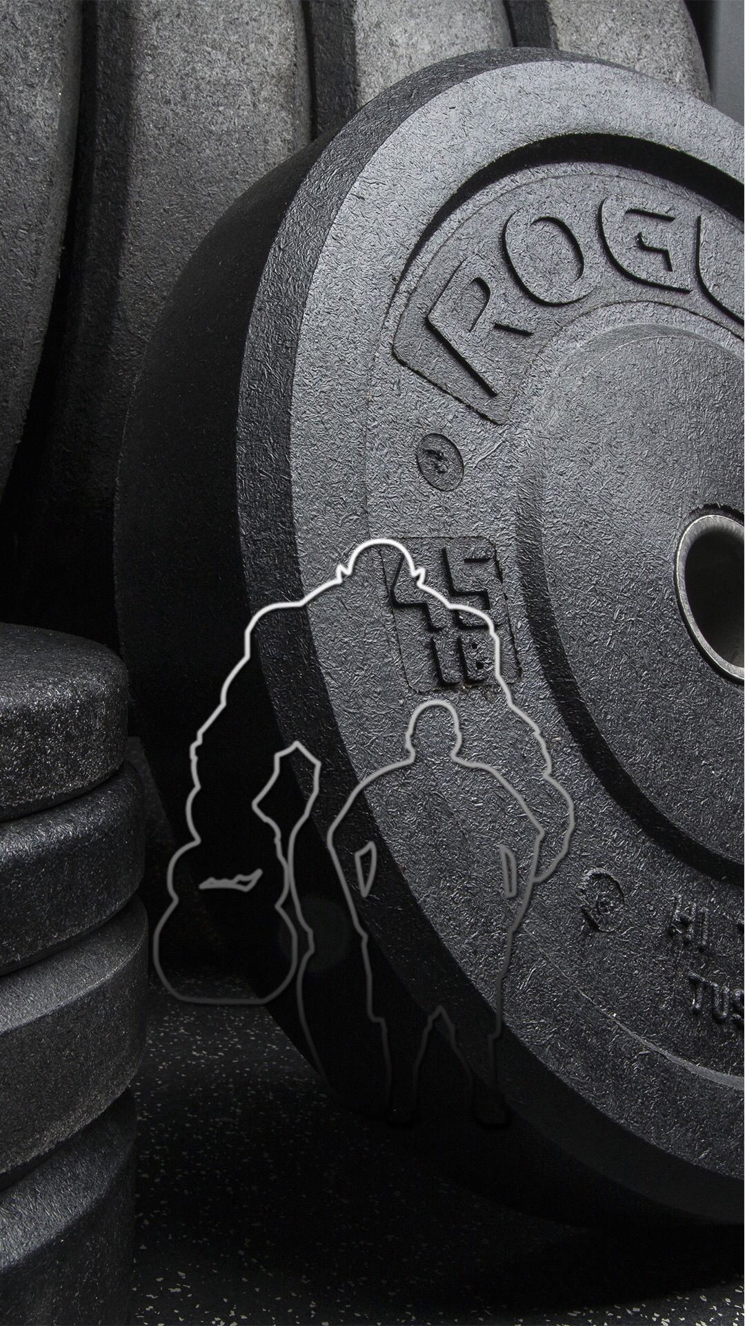 1080x1920 iPhone 6 gym wallpaper - fat to beast