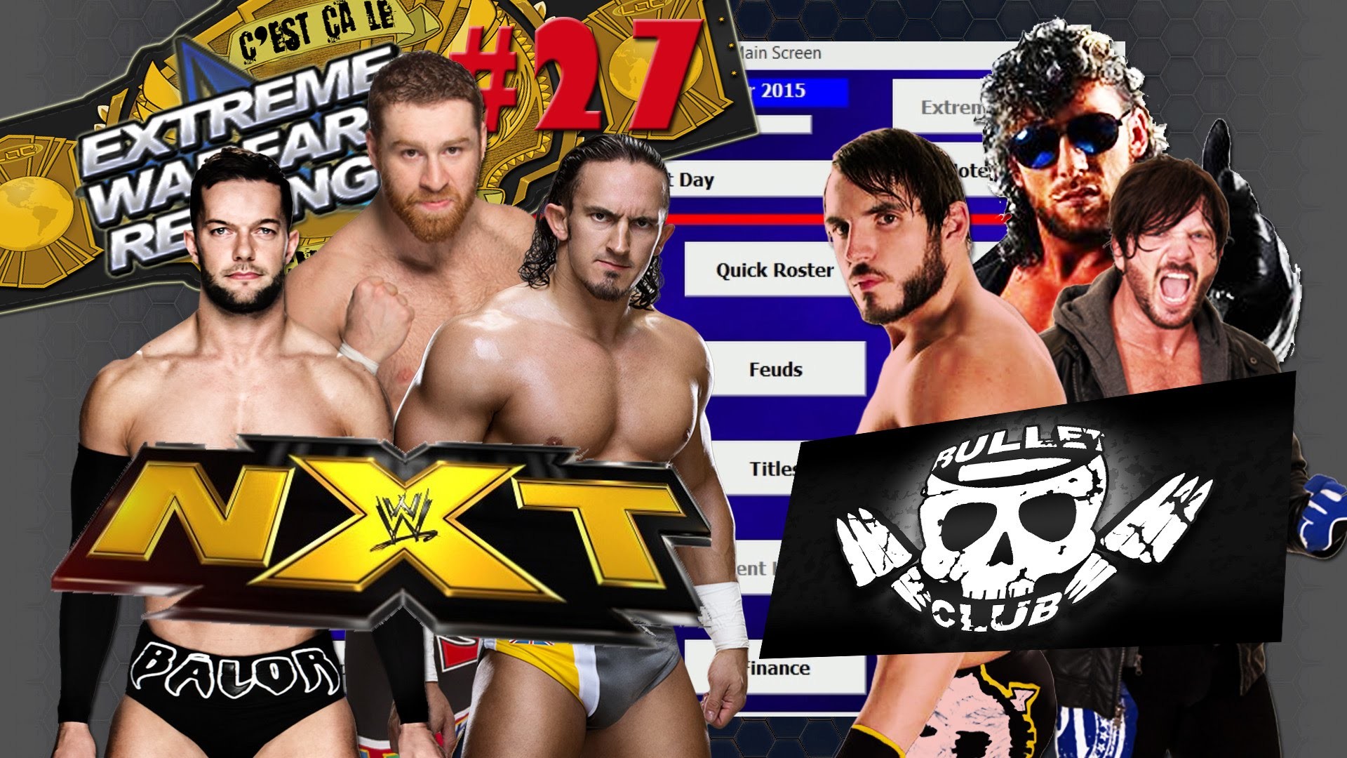 1920x1080 Extreme Warfare Revenge #27 - NXT vs. Bullet Club [HD - FR]