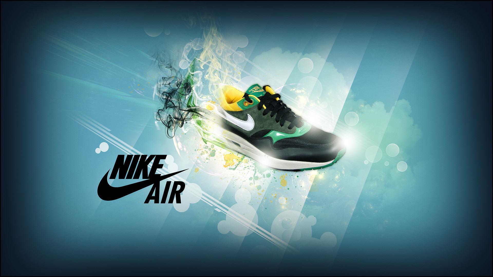 1920x1080 ... Nike Air Max 1 Wallpaper by Ghost-3