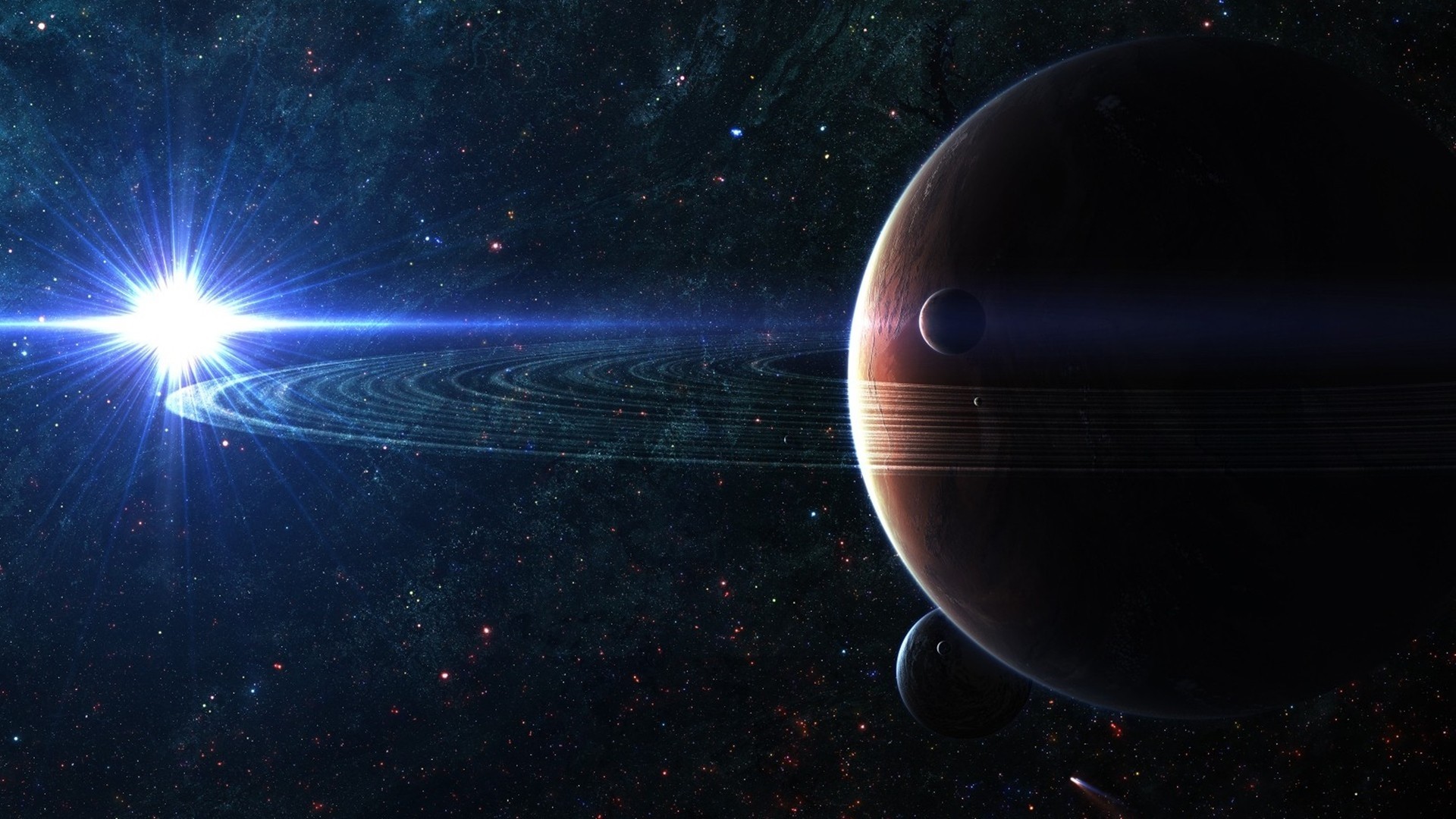 1920x1080 Preview wallpaper space, planet, sky 