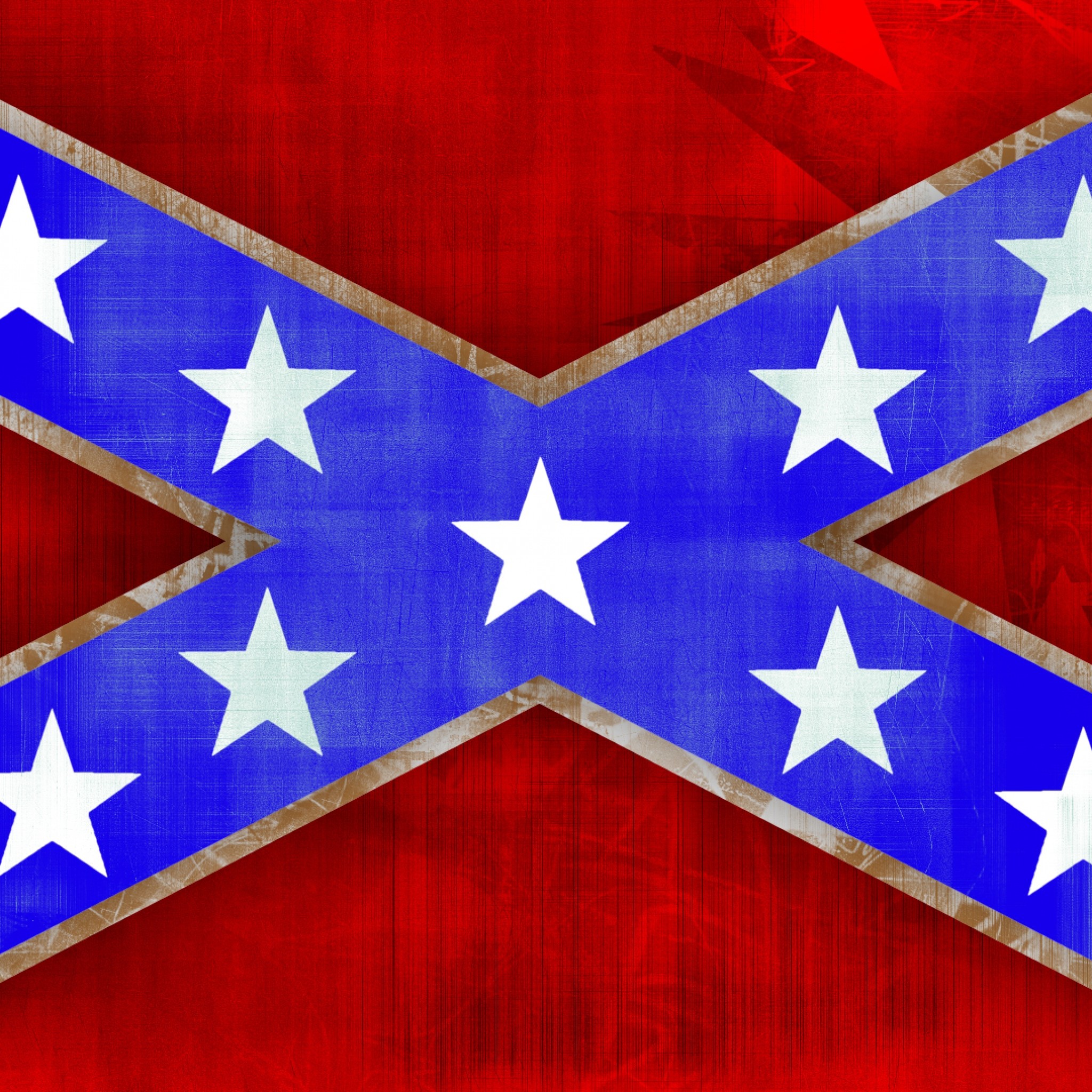 2048x2048 Preview wallpaper confederate flag, south carolina, flag, texture 