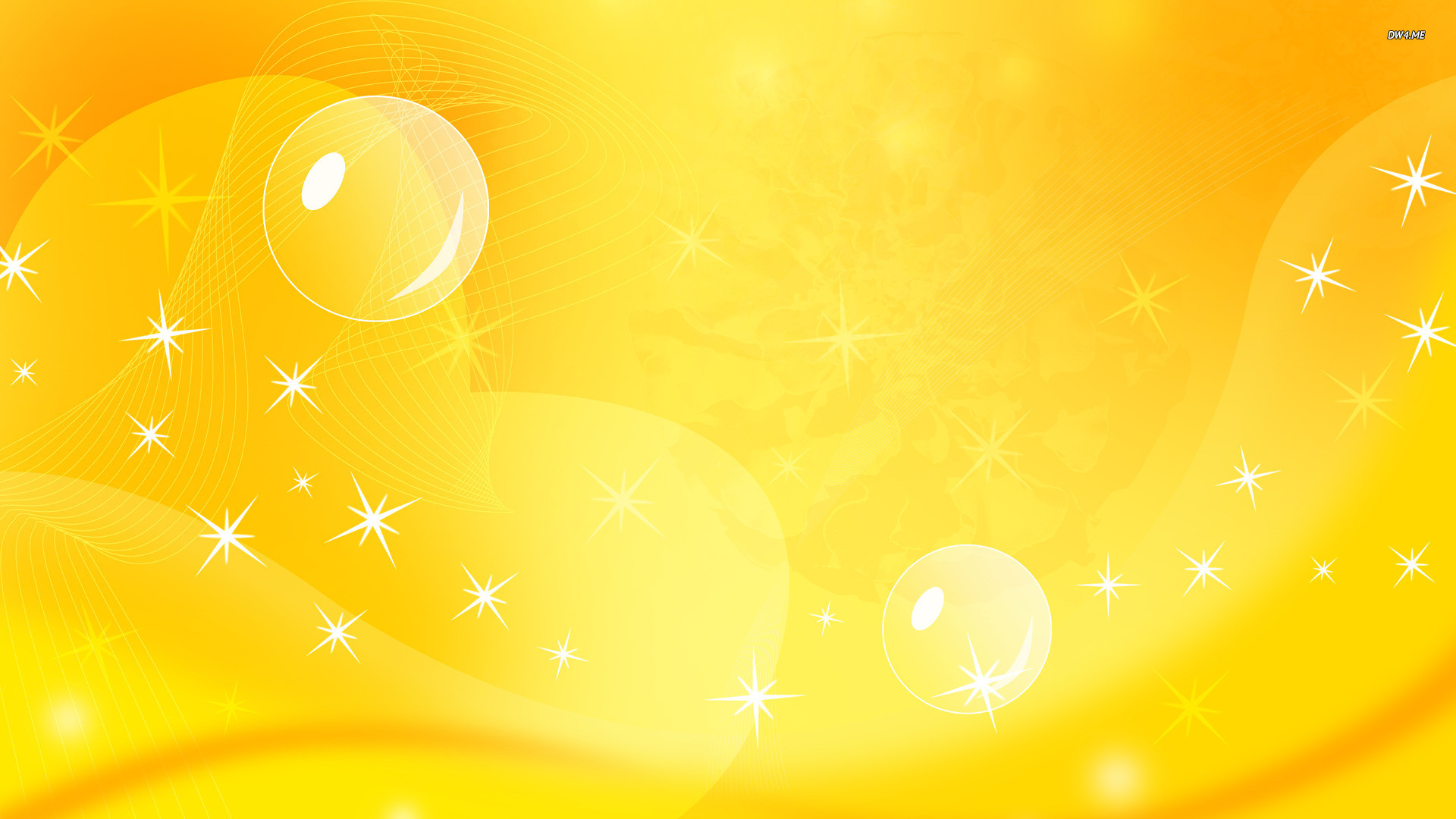 1920x1080 Yellow curves wallpaper - Abstract wallpapers - #833
