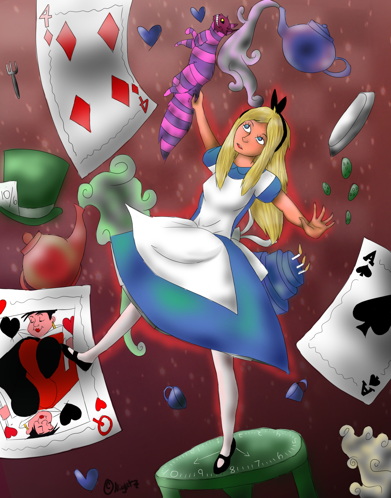 1600x2036 Alice in Wonderland by Exodusa Alice in Wonderland by Exodusa