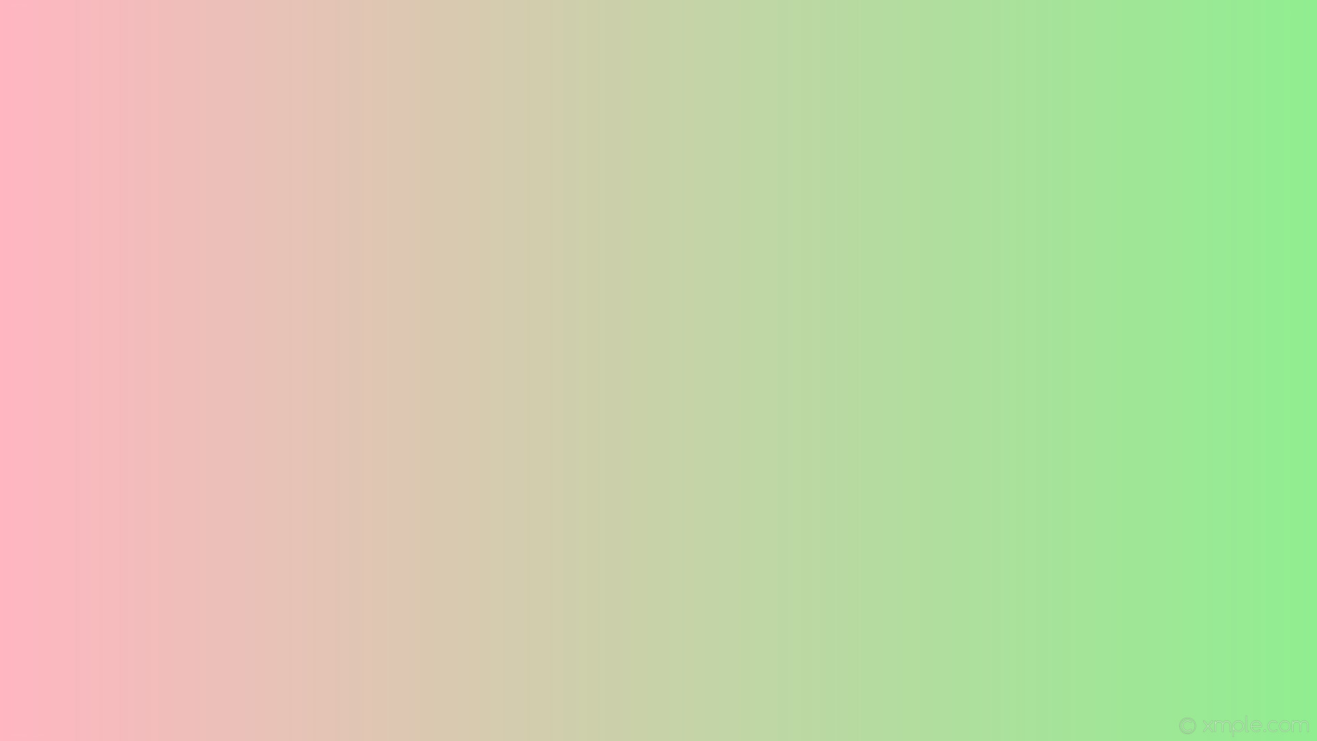 1920x1080 wallpaper linear pink green gradient light green light pink #90ee90 #ffb6c1  0Â°