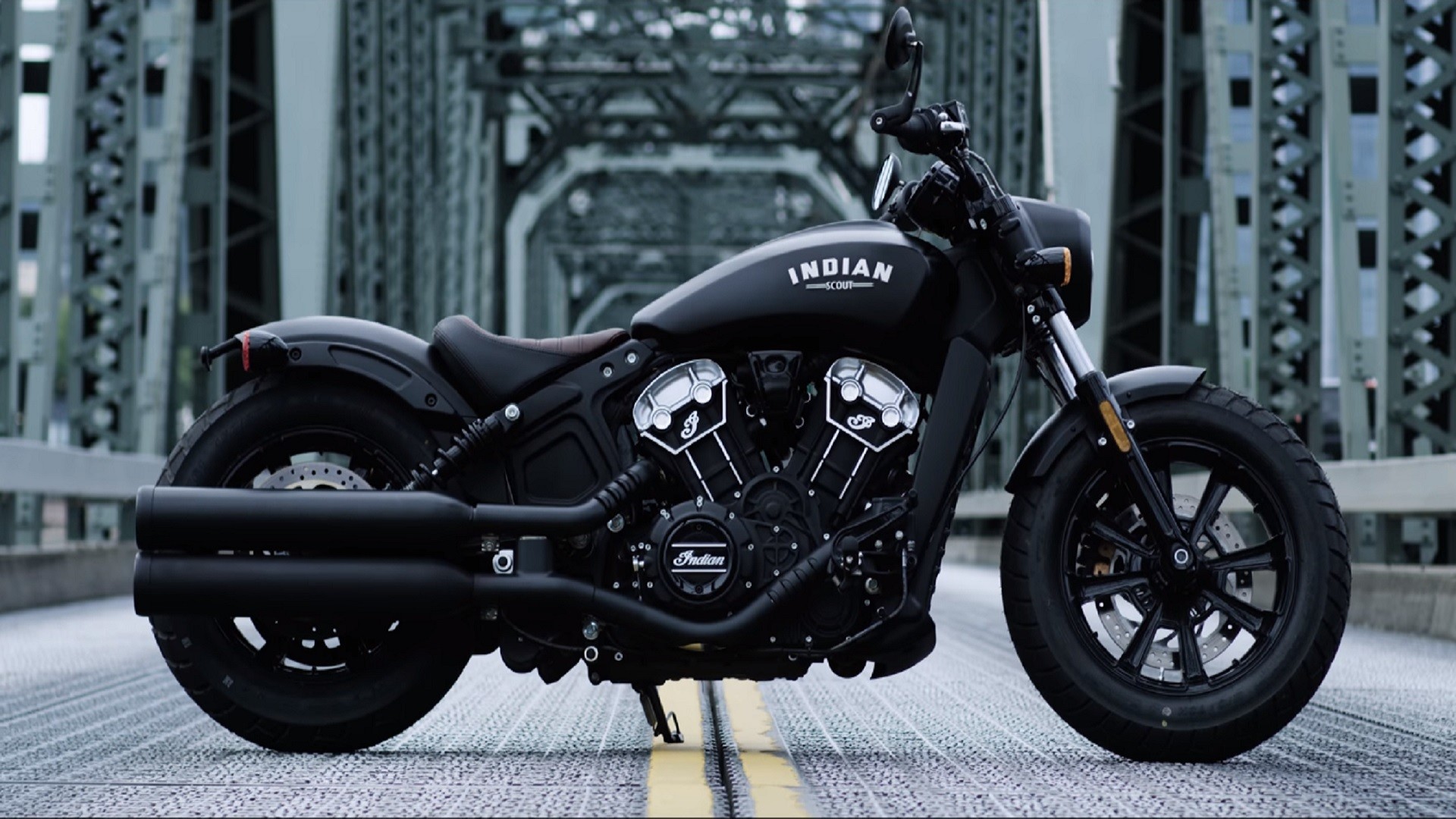 1920x1080 Indian Scout Bobber Motorcycle Is Slammed Style In A Sleek Design