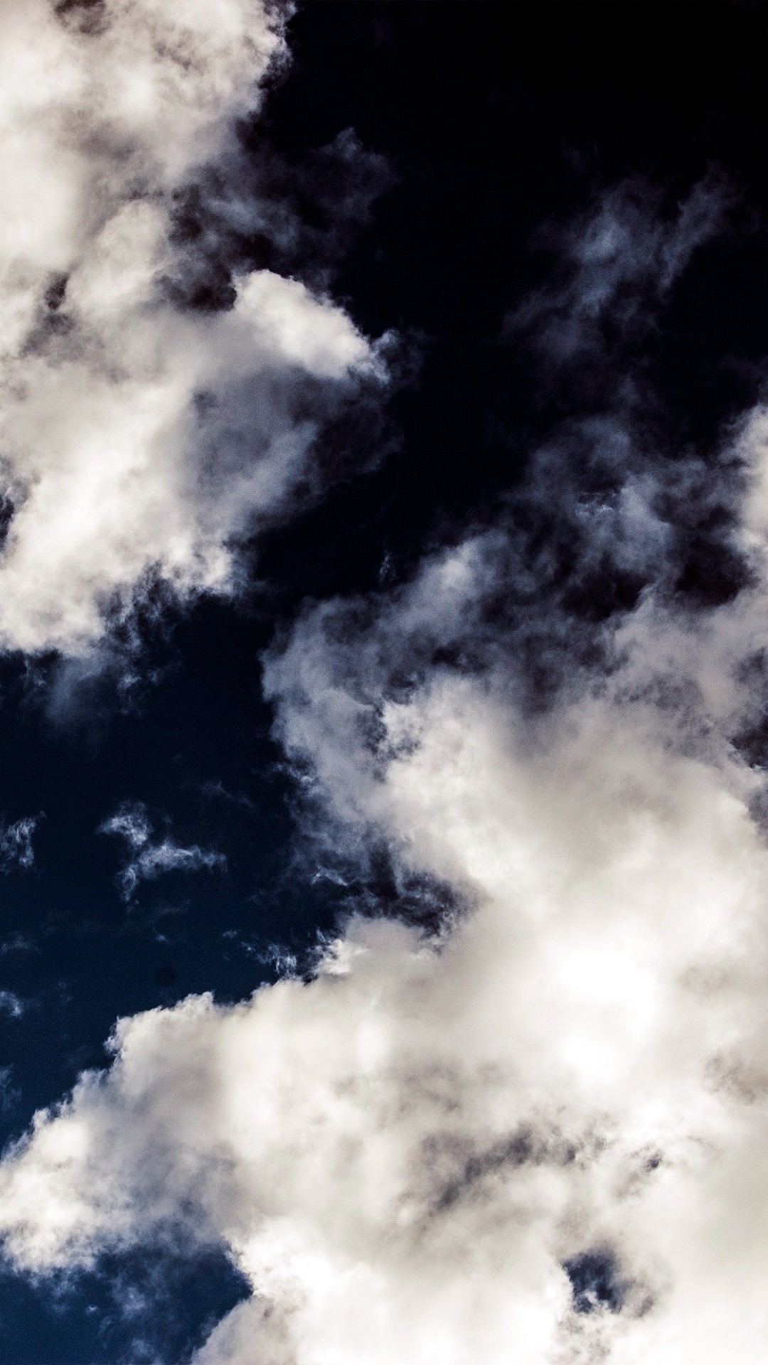 1080x1920 Cloud Dark Blue Sky Nature Summer iPhone 6 wallpaper