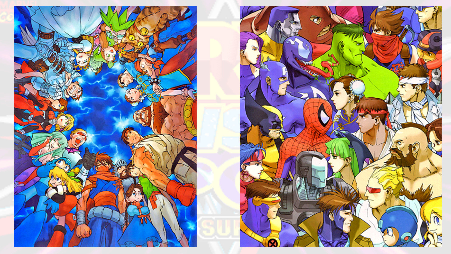 1920x1080 ... Reconstructed Marvel vs. Capcom: Clash of Super Heroes - Fanart -  Background ...