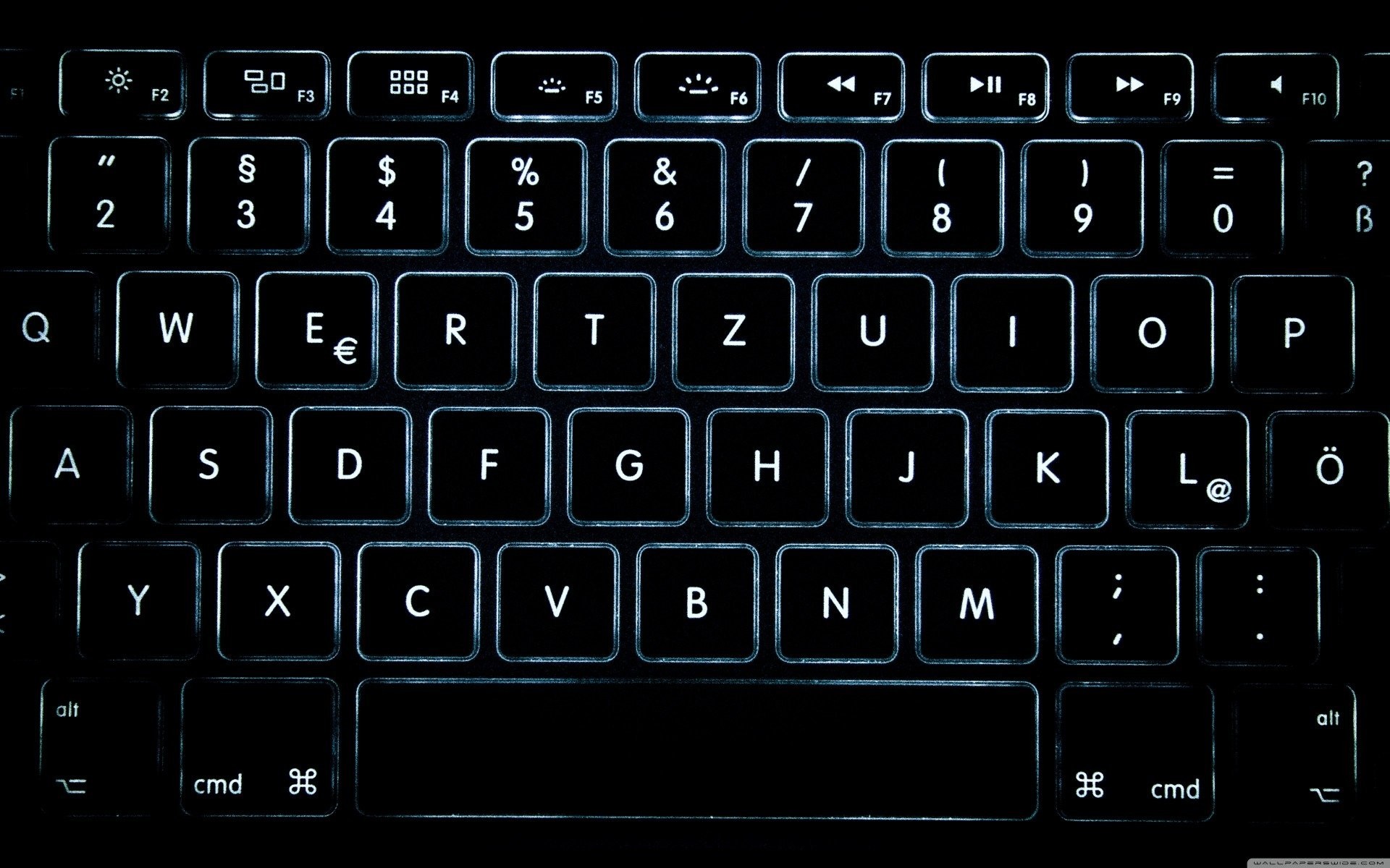 1920x1200 desktop a letter macintosh style technology light apple white mac keys  background computer black keyboard wallpaper