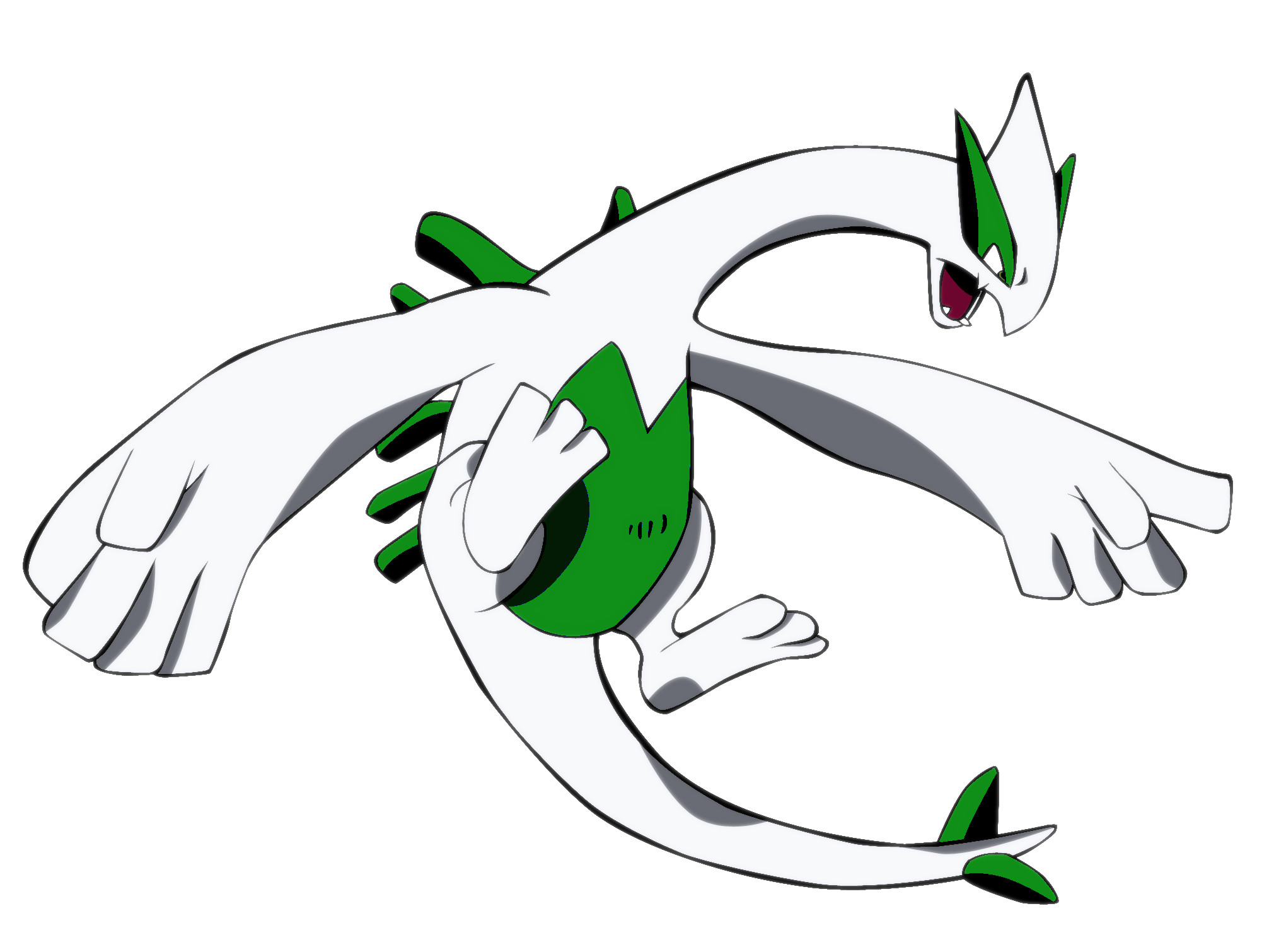 2040x1510 Lugia images Shiny green Lugia HD wallpaper and background photos