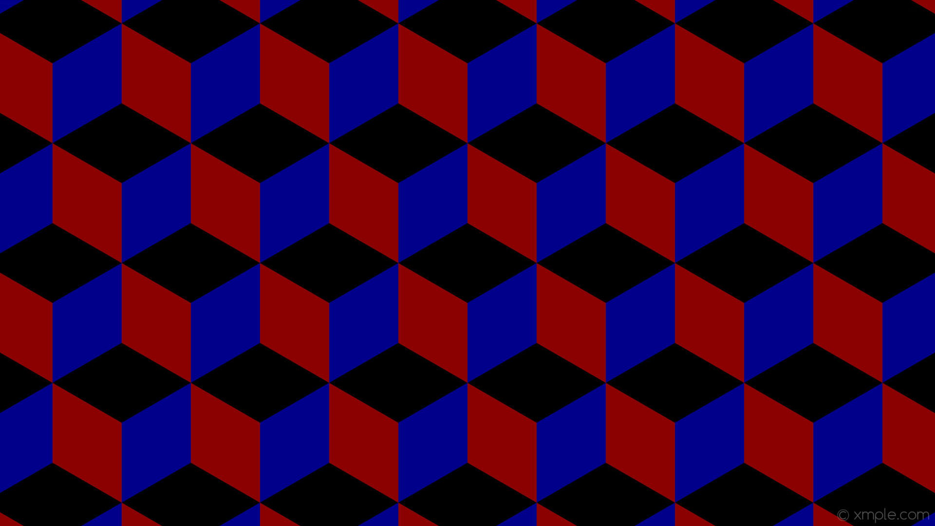 1920x1080 wallpaper red 3d cubes blue black dark red dark blue #000000 #8b0000 #00008b