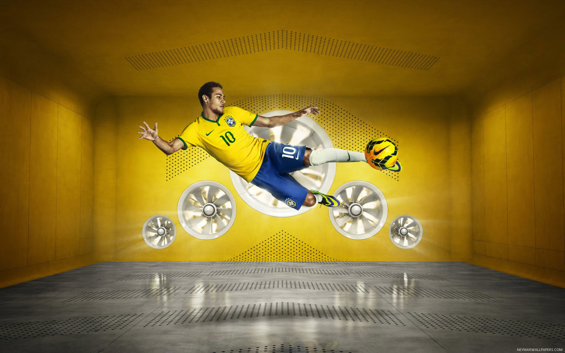 1920x1200 Neymar Nike Wallpaper