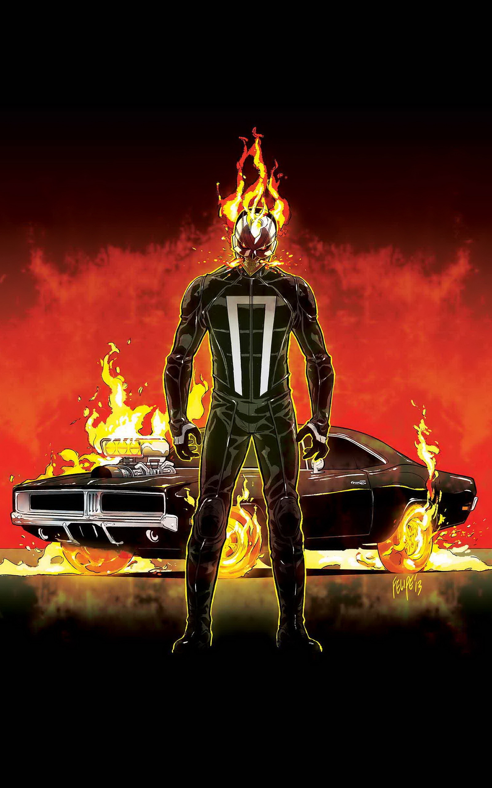 1600x2560 All New Ghost Rider vol1.1 by Smith variant