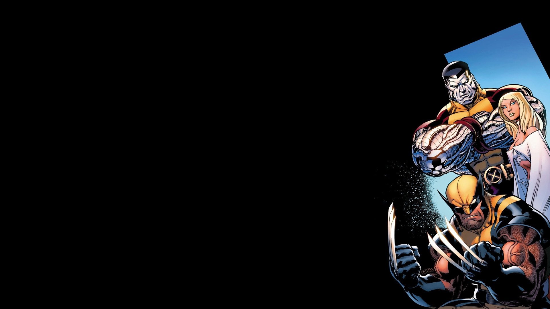 1920x1080 Comics X-Men Wolverine colossus Marvel Comics Emma Frost wallpaper |   | 346037 | WallpaperUP