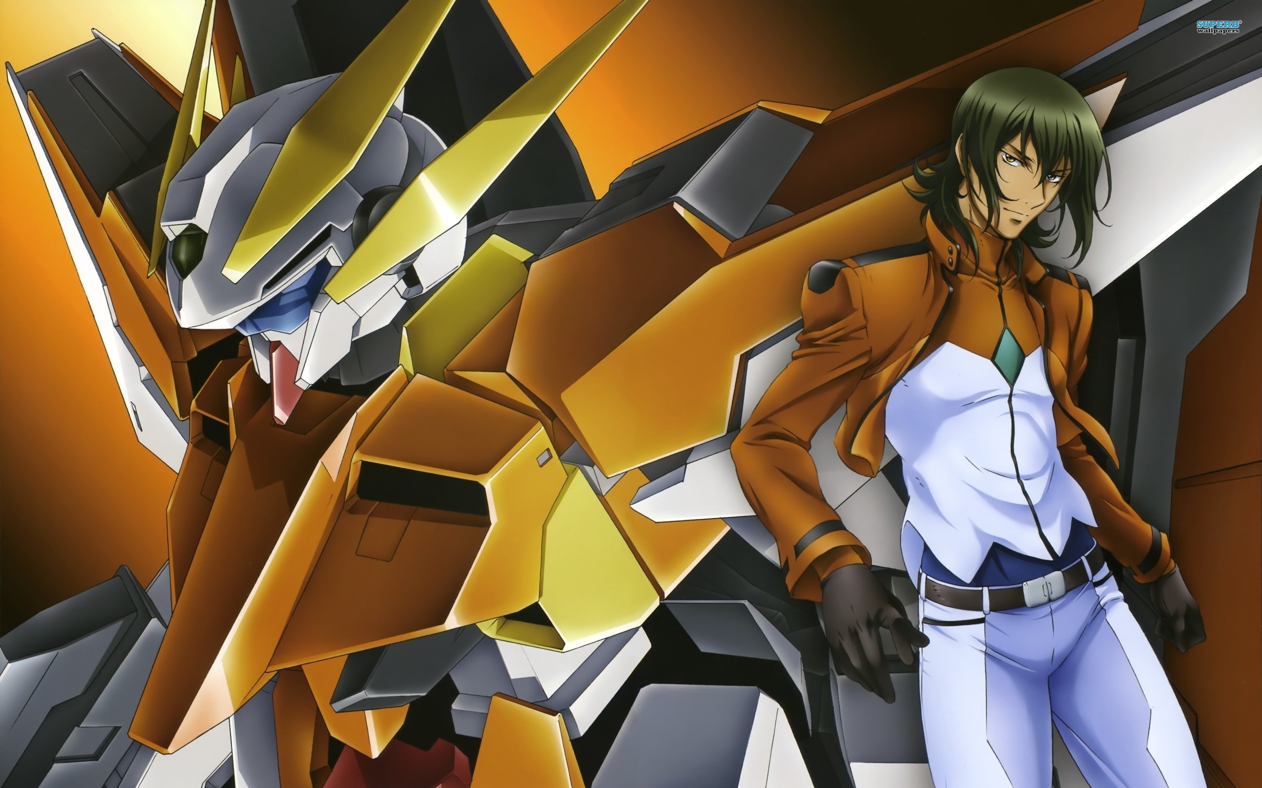 2560x1600 Tags: Anime, Mobile Suit Gundam 00, GN-007 Arios Gundam, Allelujah