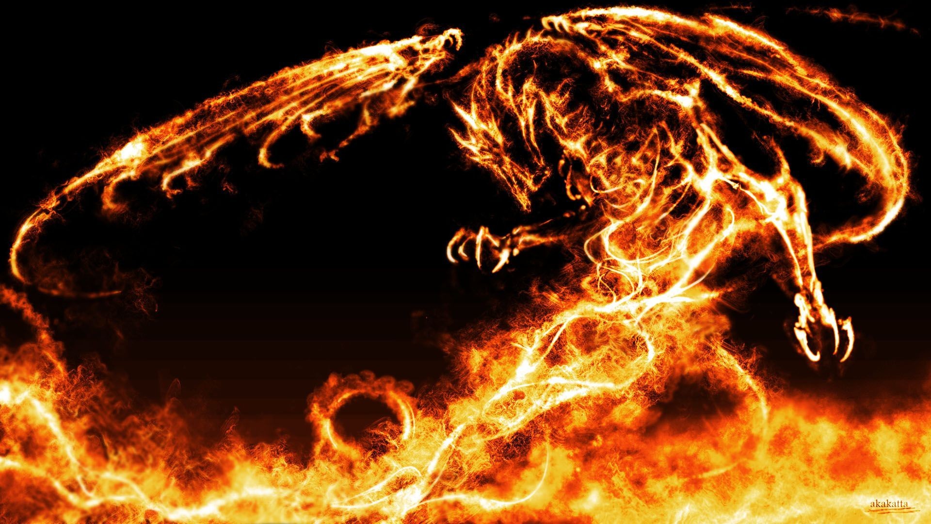 1920x1080 Fire Dragon wallpapers for android