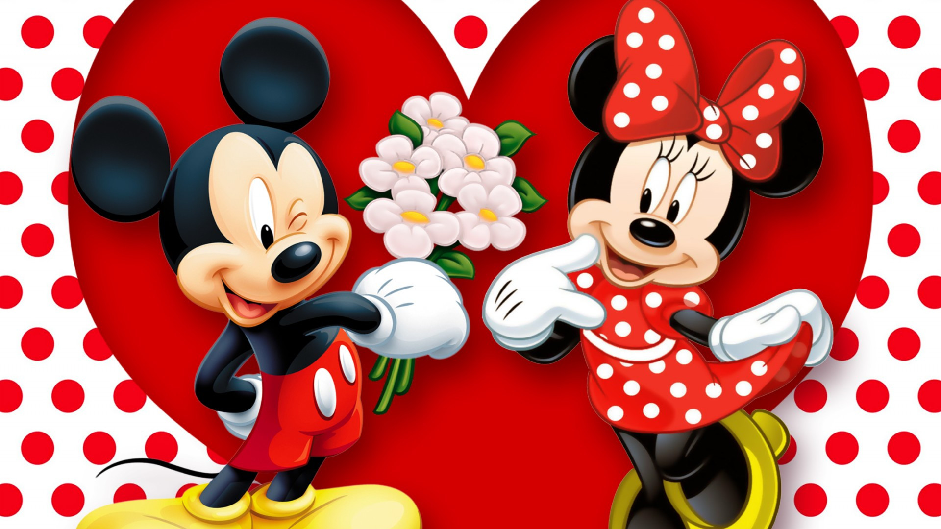 1920x1080 Preview wallpaper minnie mouse, mickey mouse, mouse 