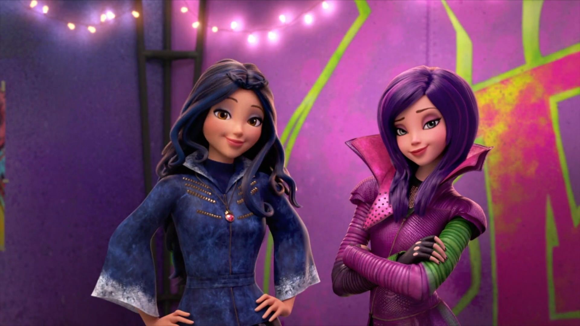 1920x1080 Mal and Evie in Descendants: Wicked World
