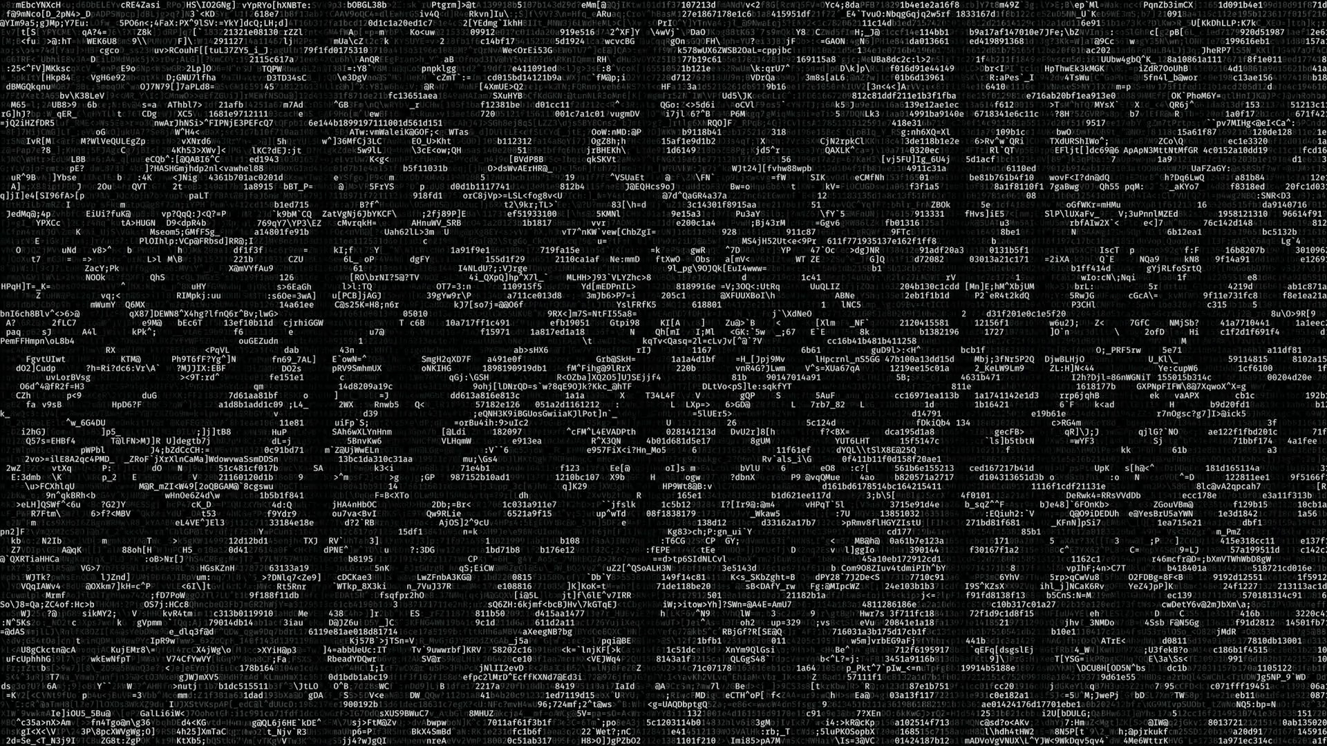 1920x1080 Computer hacking background, strings of programming code running on .