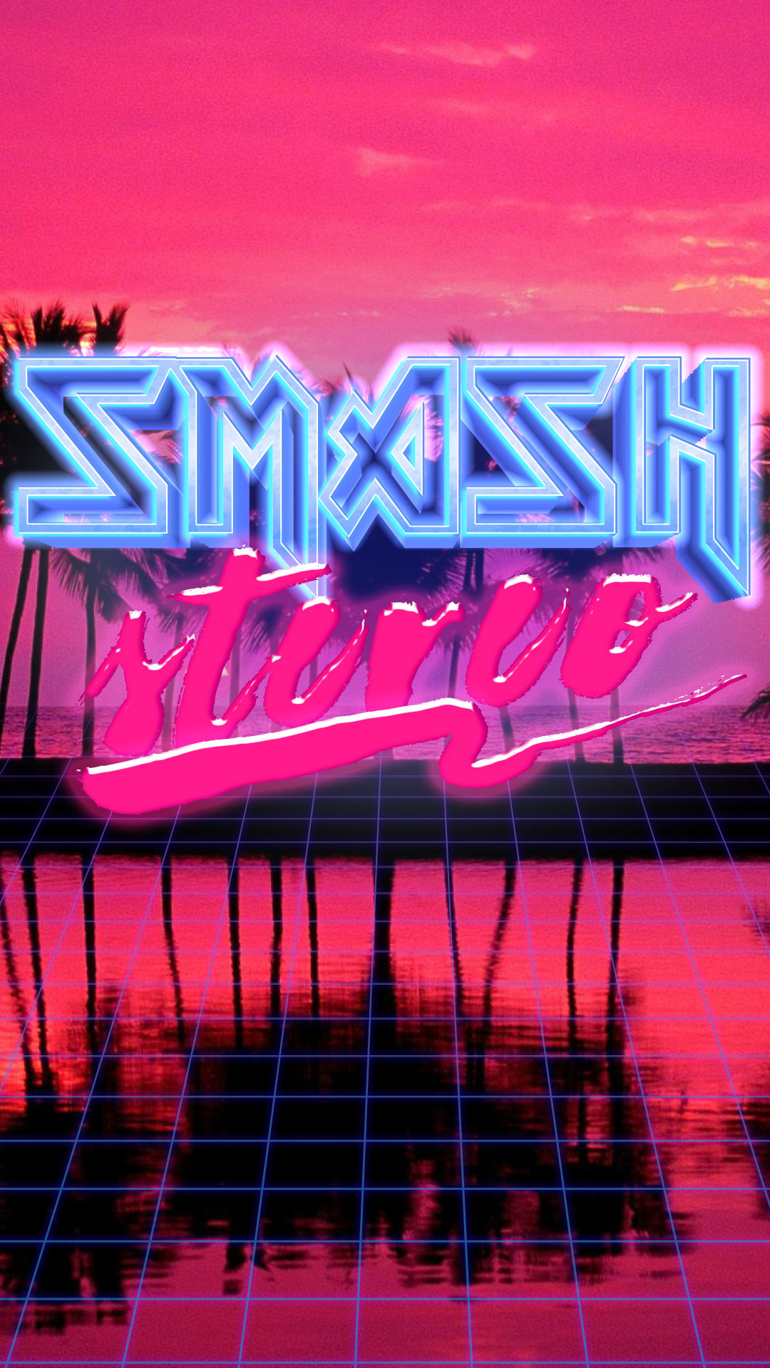 1080x1920 ... SmashStereoGraphics Smash stereo phone wallpaper (80's style) by  SmashStereoGraphics