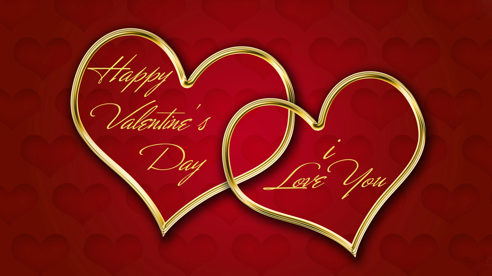 1920x1080 Happy Valentines Day Red Wallpaper HD