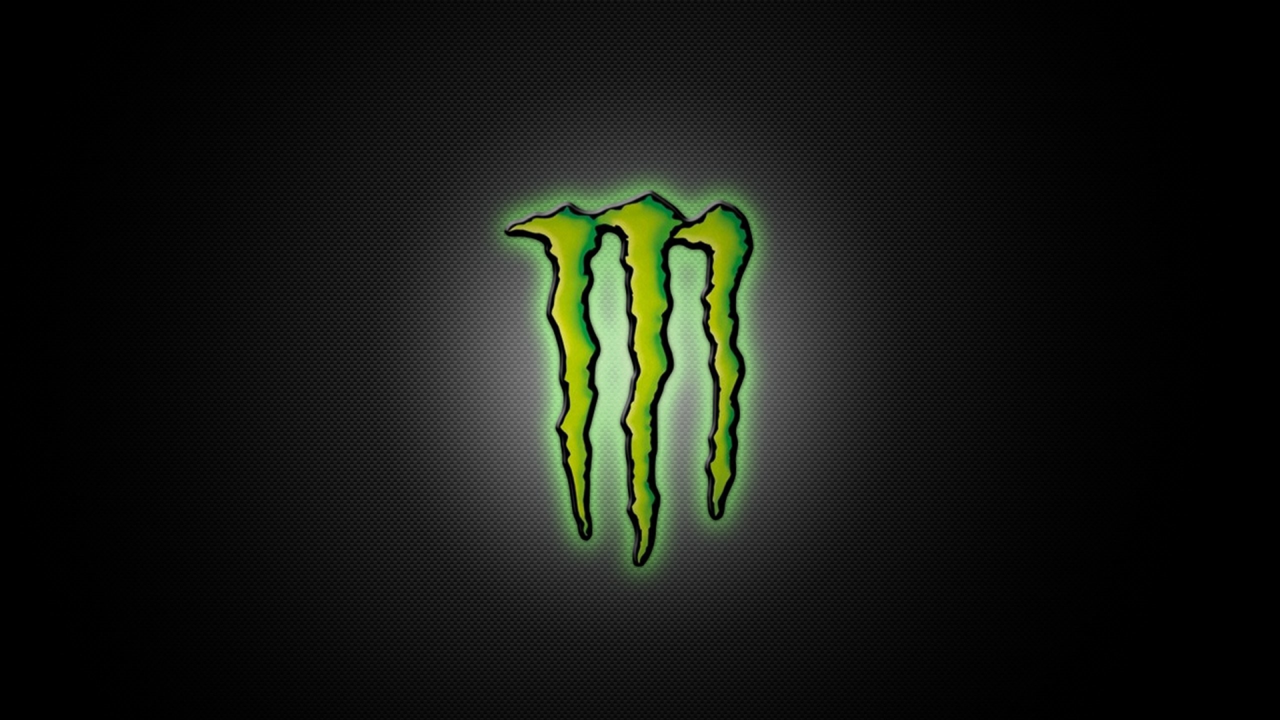 2560x1440 Logo Energy Monsters Green Dark Grey Backgrounds Sport Image
