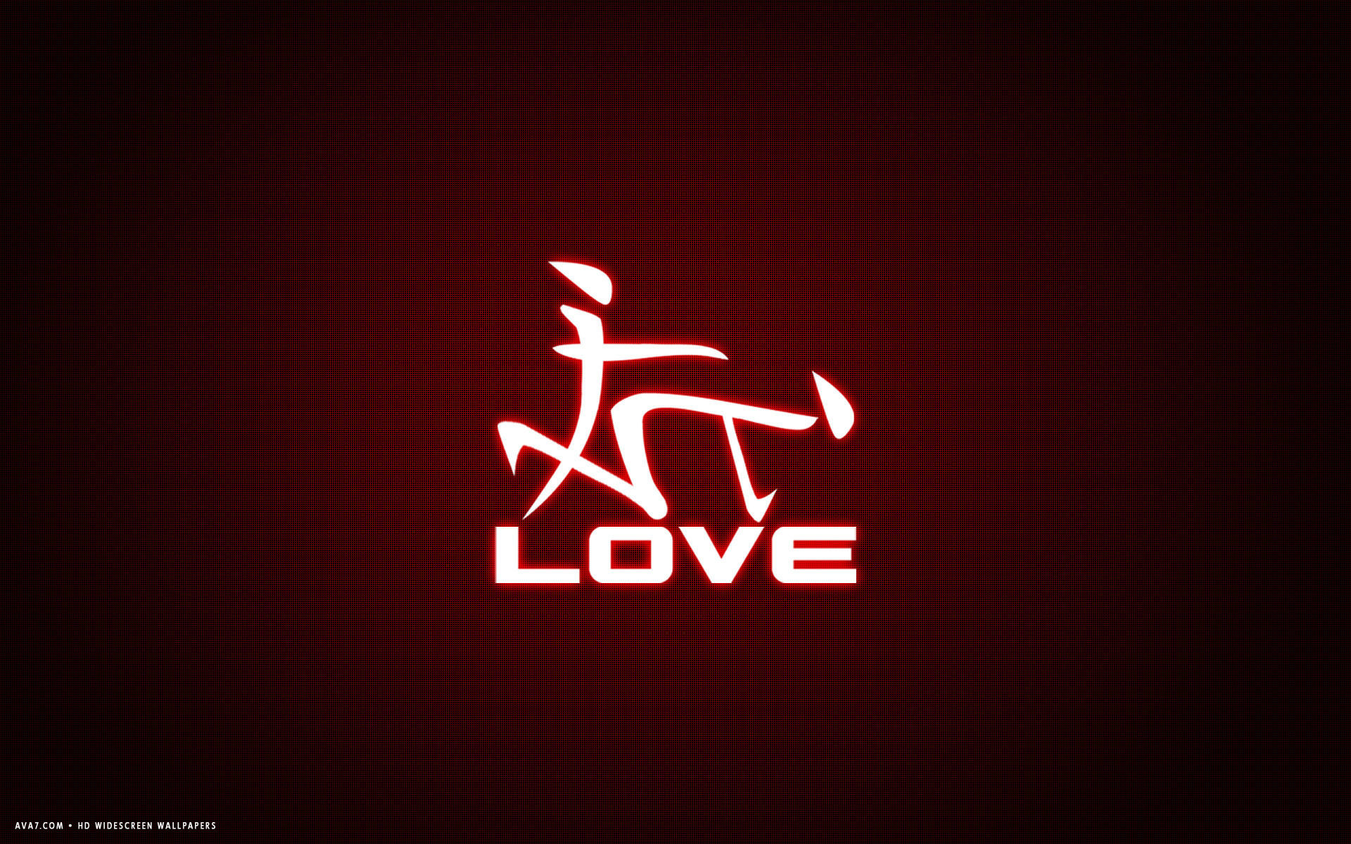1920x1200 love word japanese letters funny red simple hd widescreen wallpaper