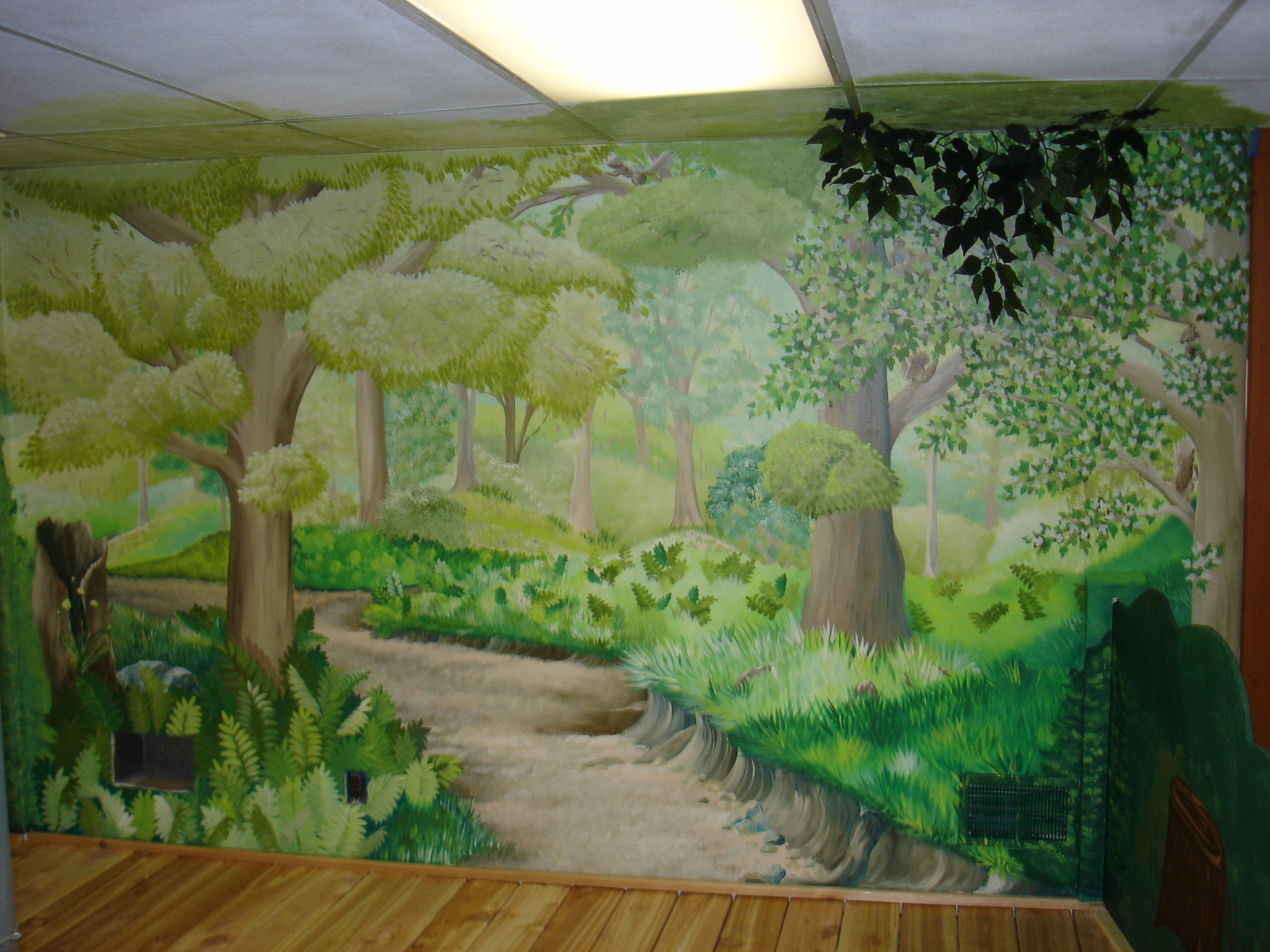 2048x1536 Enchanted Forest Wall Mural Amazing Design