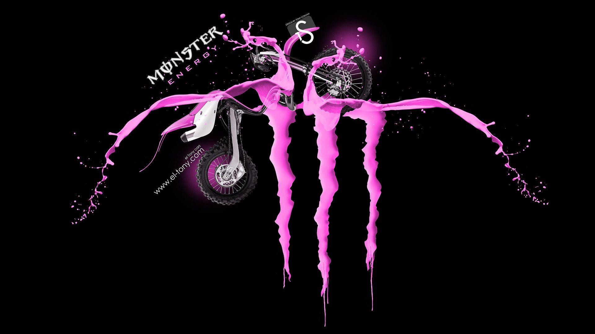 1920x1080 Images For > Pink Monster Energy Logo Wallpaper