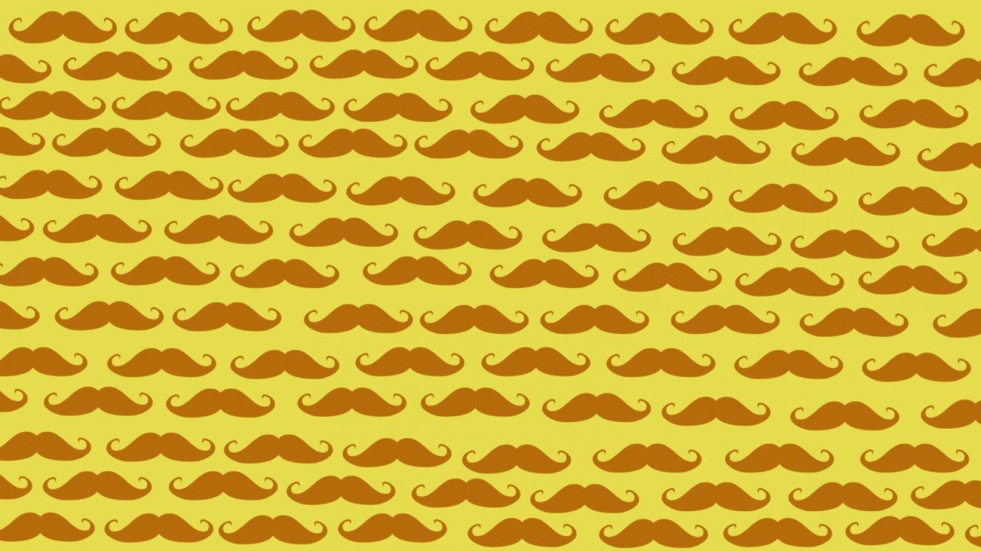 1920x1080 Cute Mustache Wallpaper Hd
