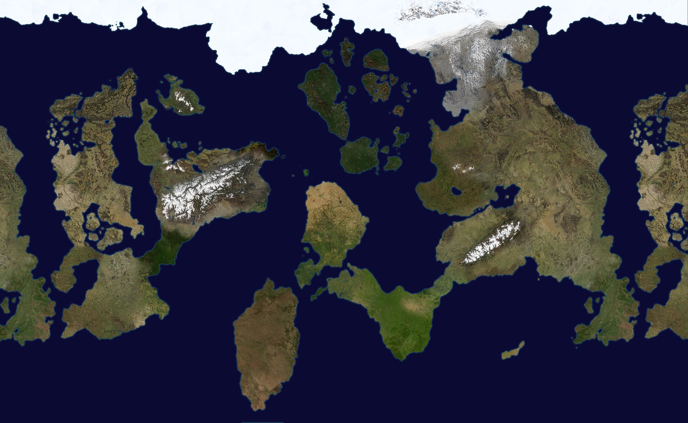 2600x1600 Fantasy Art World Map HD Desktop Wallpaper, Background Image