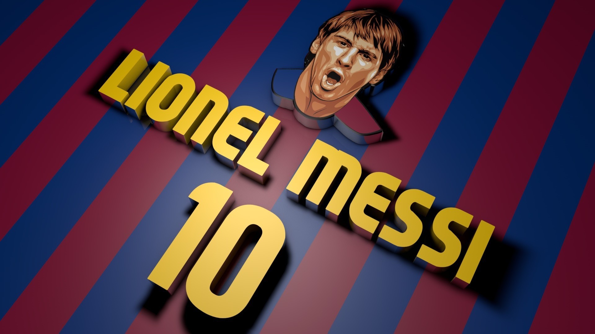1920x1080 Lionel Messi FC Barcelona HD Wallpaper.
