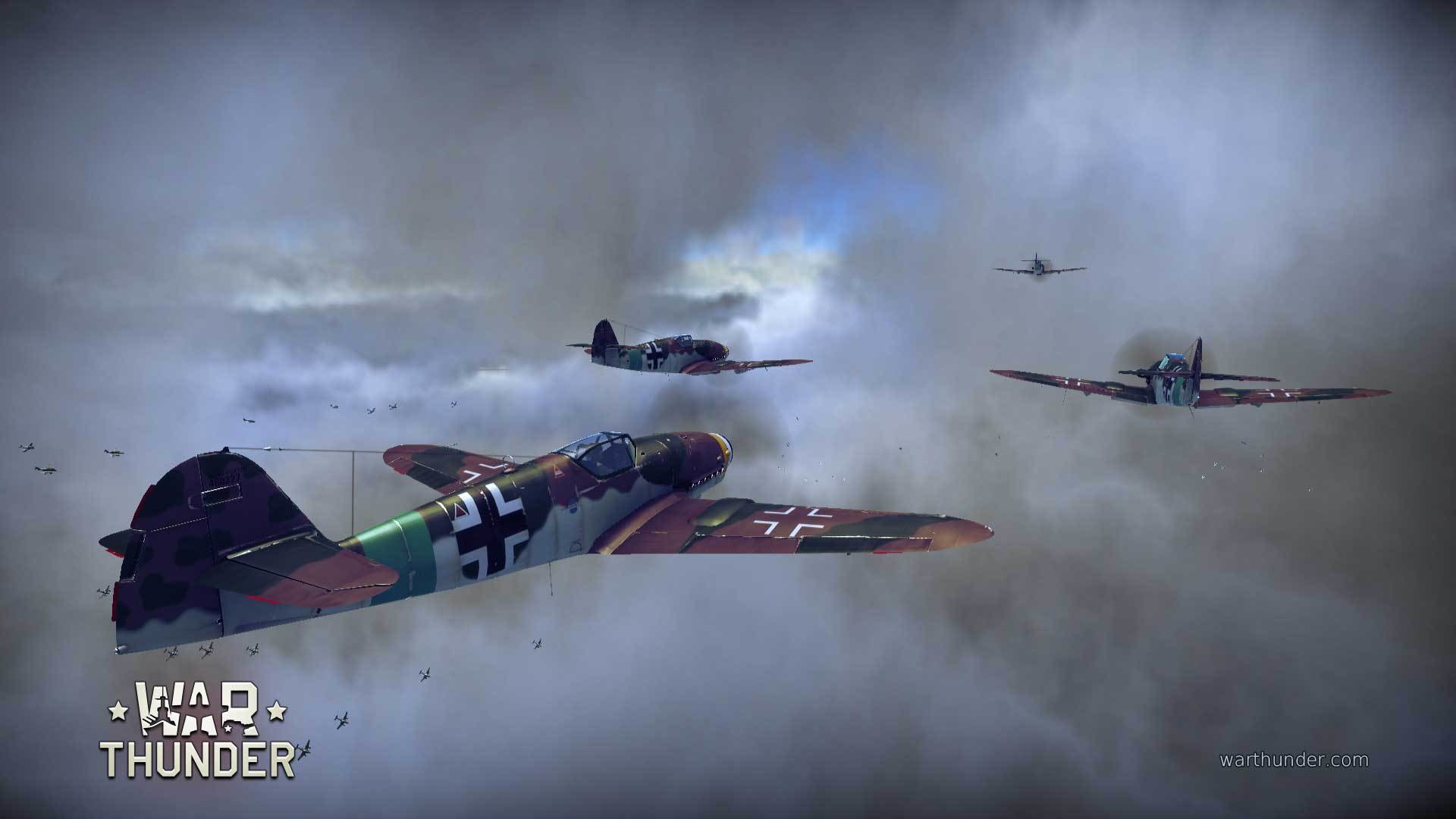 1920x1080 German fighter plane from the War Thunder game