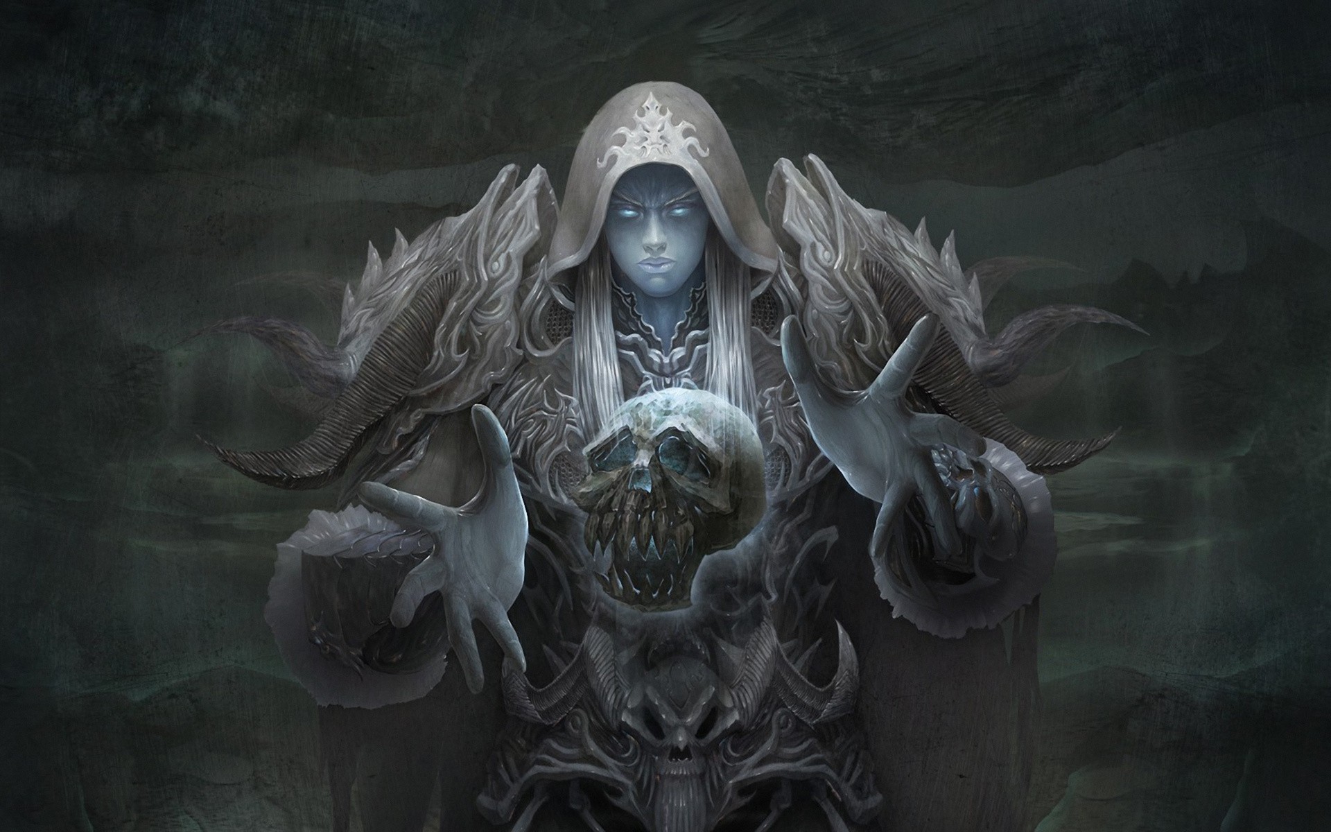 1920x1200 Armor Artwork Draenei Fantasy Art Skulls Video Games Women World Of  Warcraft ...