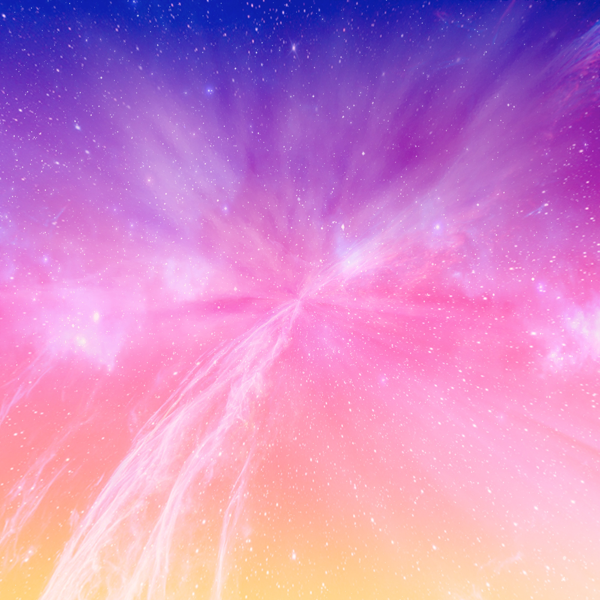 2048x2048 bright-color-milky-galaxy-spaced-out