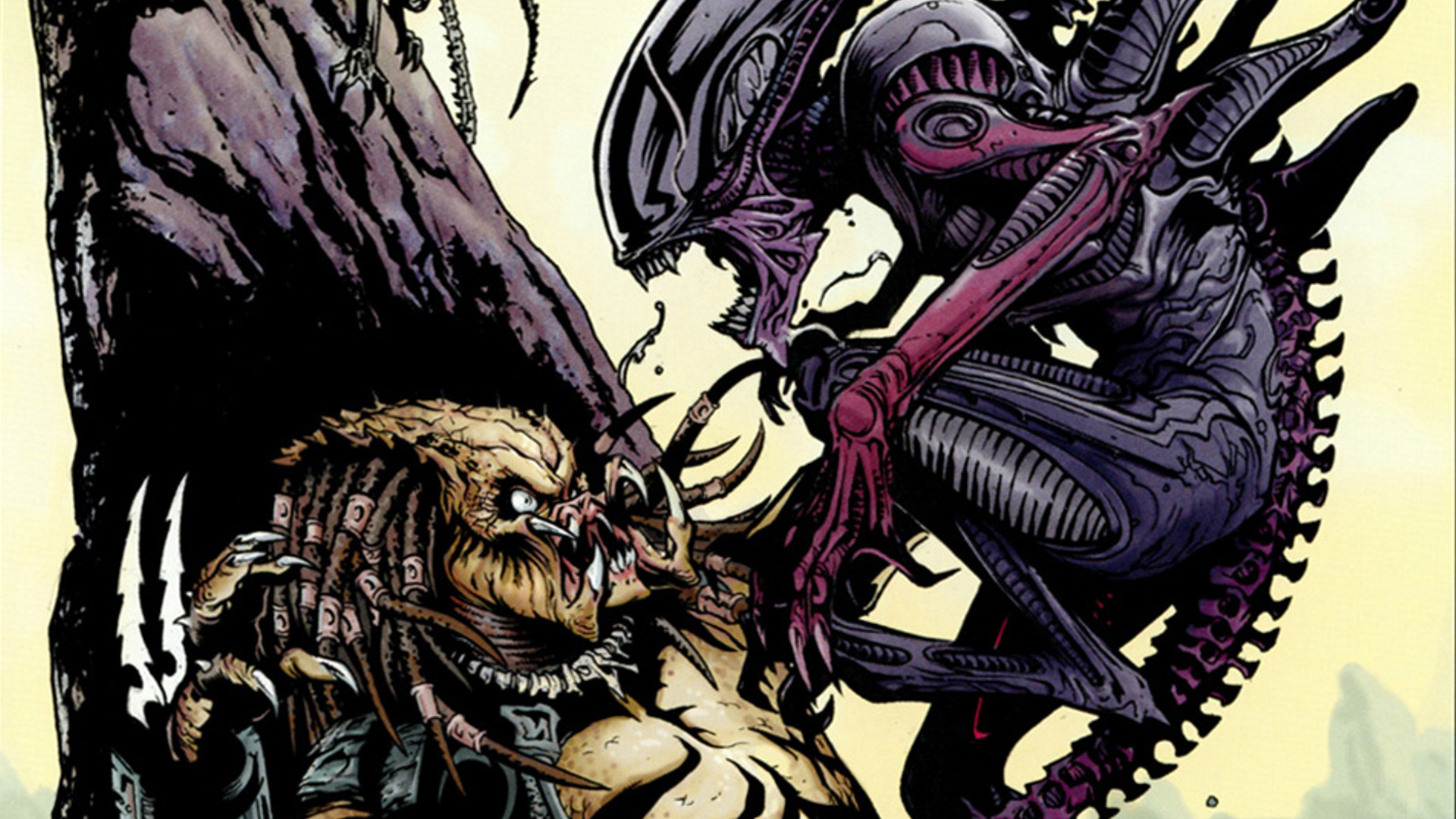 1920x1080 comics, Alien (movie), Alien Vs. Predator, Predator (movie)