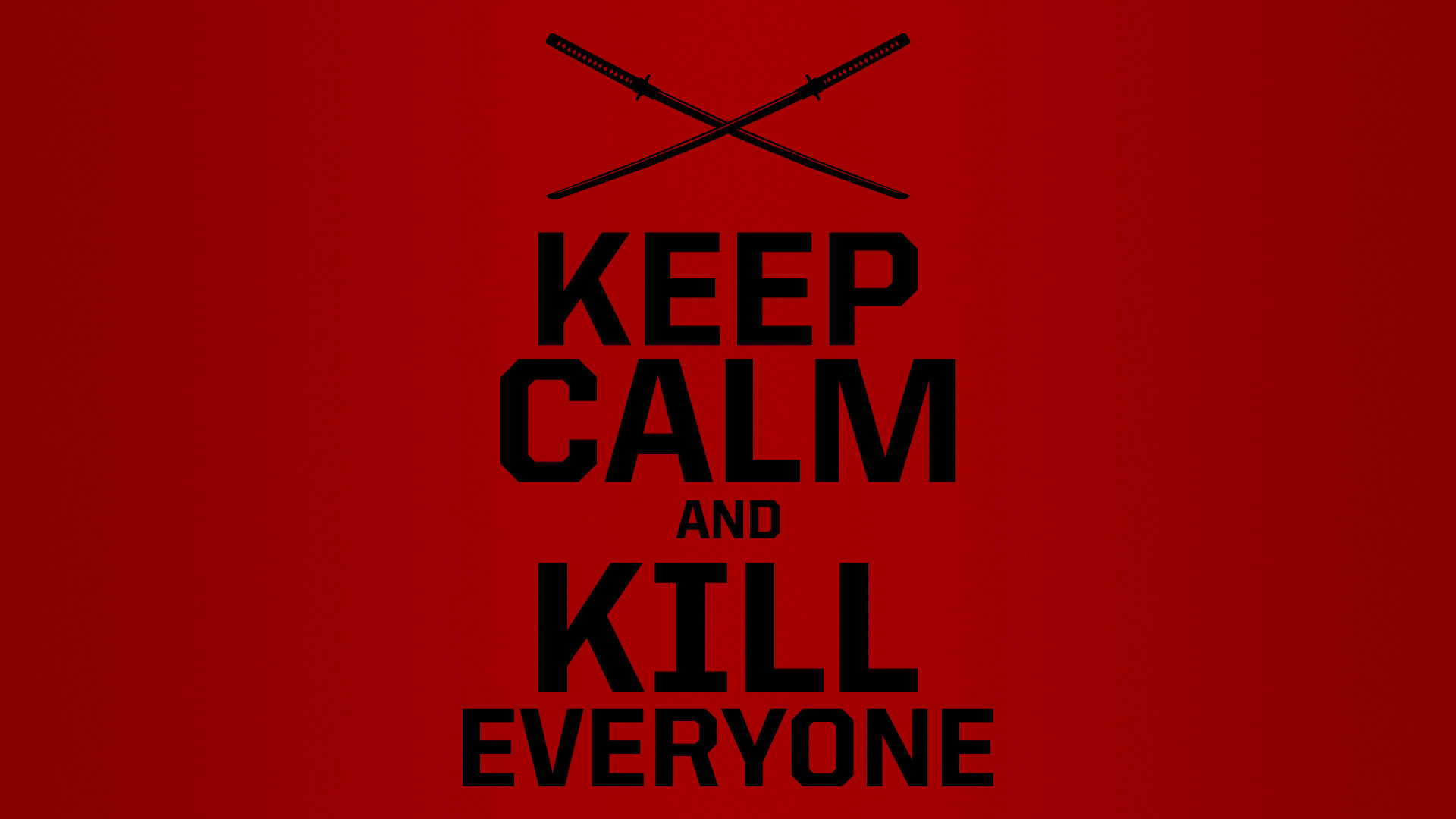 1920x1080 Deadpool Keep Calm and Kill Everyone Wallpapers HD / Desktop and Mobile  Backgrounds