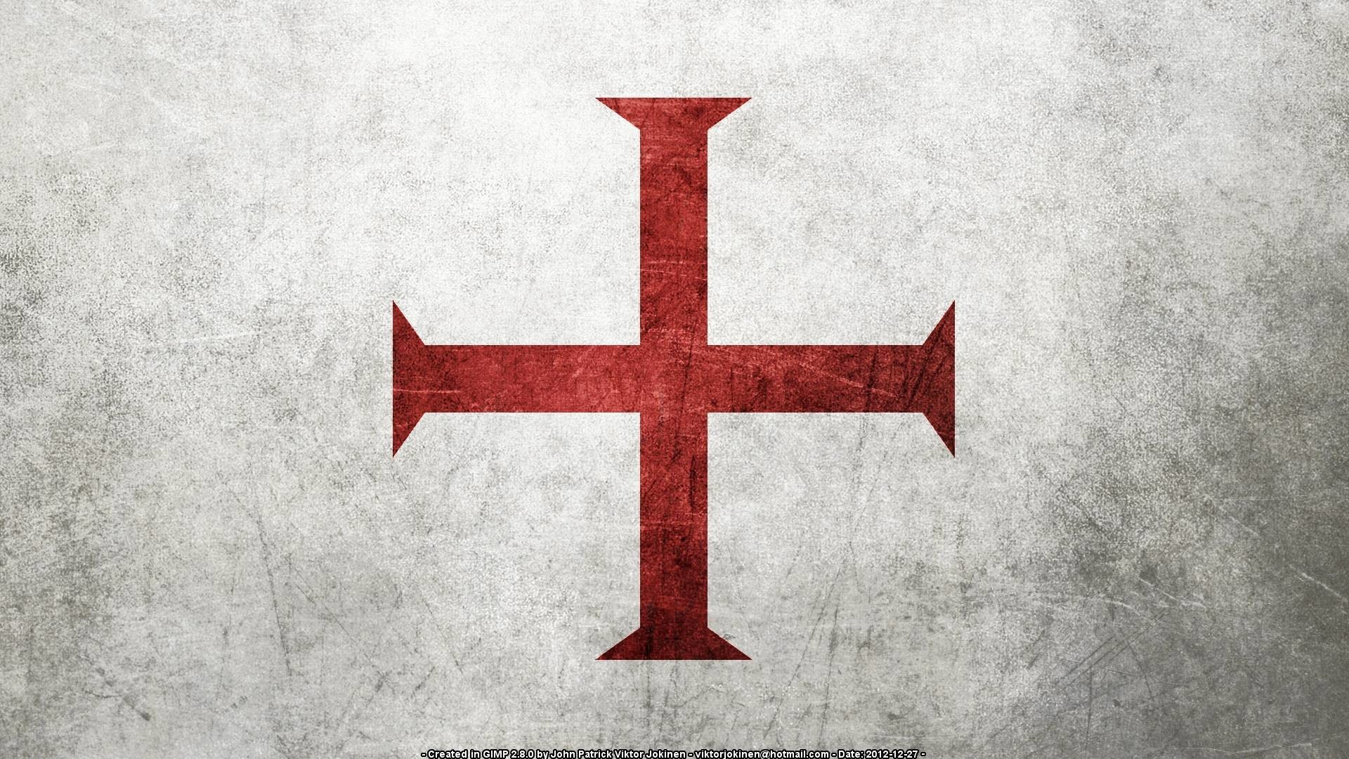 1920x1080  Flag of the Knights Templar (Several Resolutions) by .