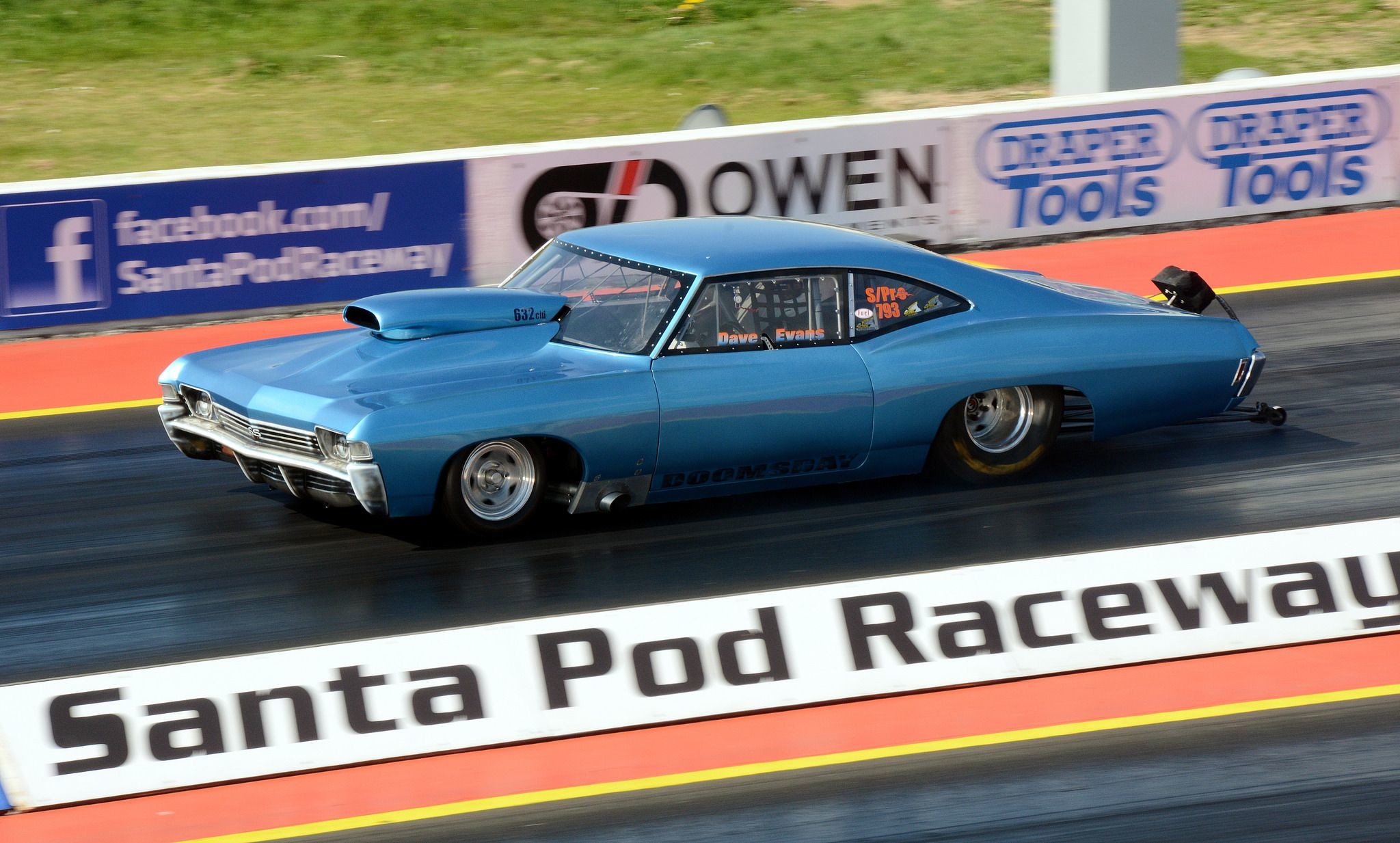 2048x1233 Muscle Cars Drag Racing | Wallpapers chevrolet, impala ss, muscle car, drag  racing, race - car .
