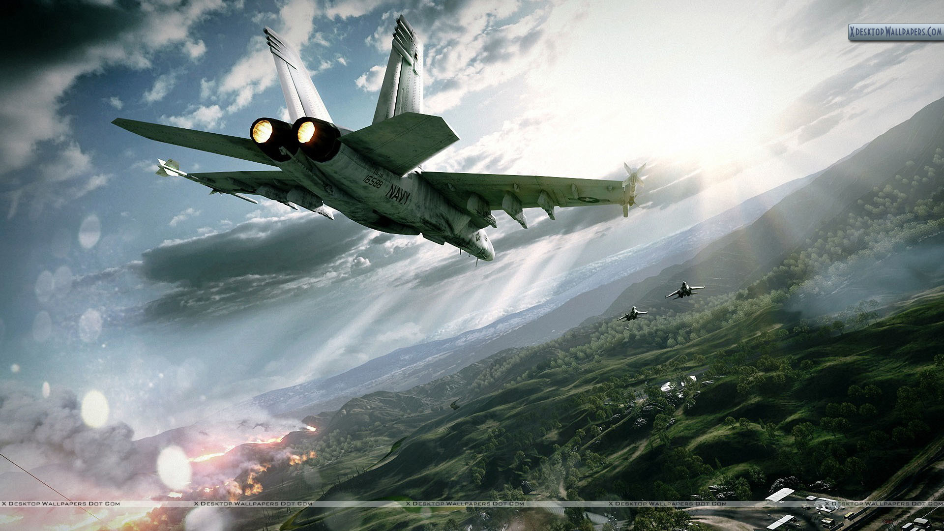 1920x1080 You are viewing wallpaper titled "Battlefield 3 – Fighter Plane" ...