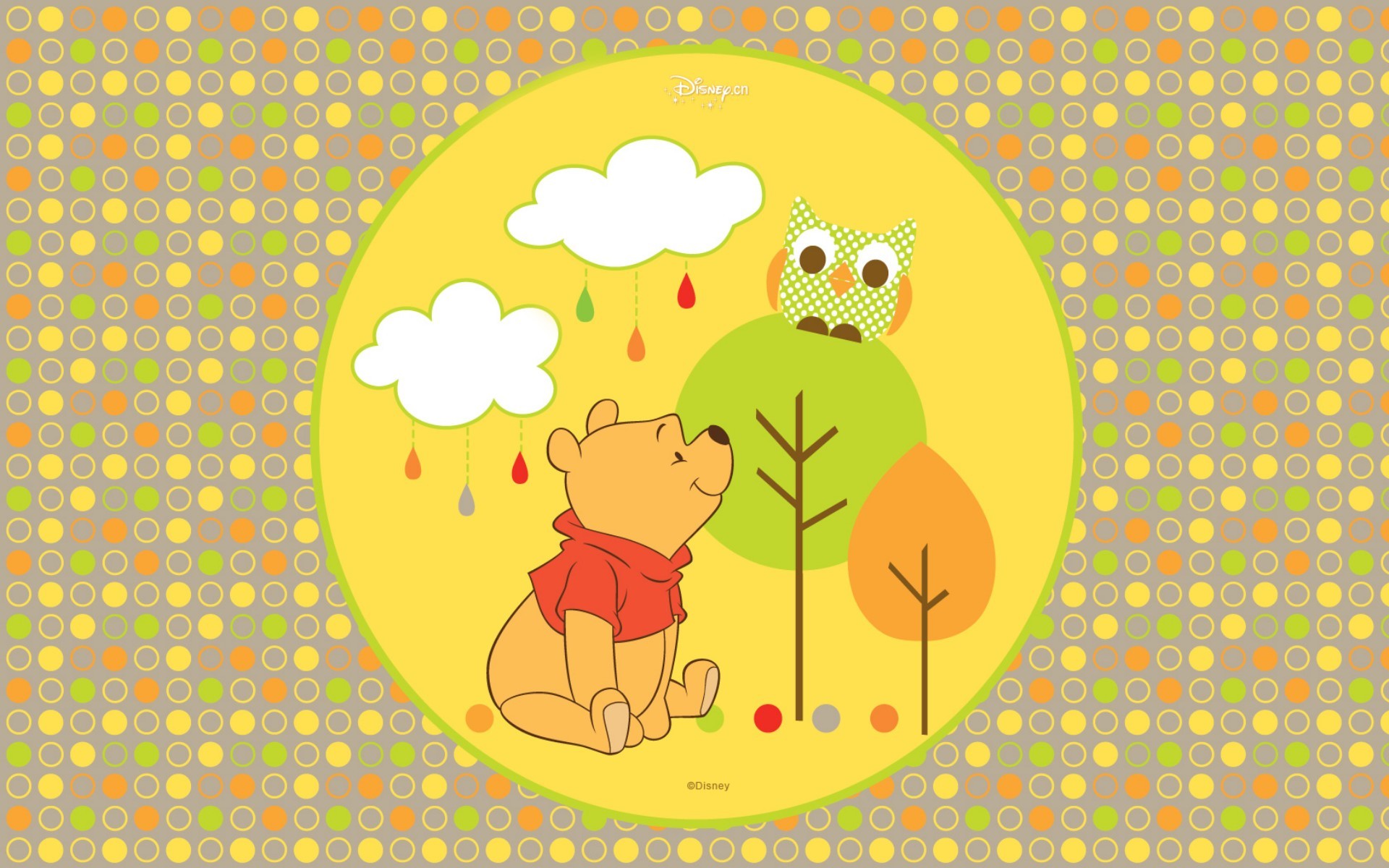 Bee Winnie the Pooh Wallpaper – kidswallpapercompany