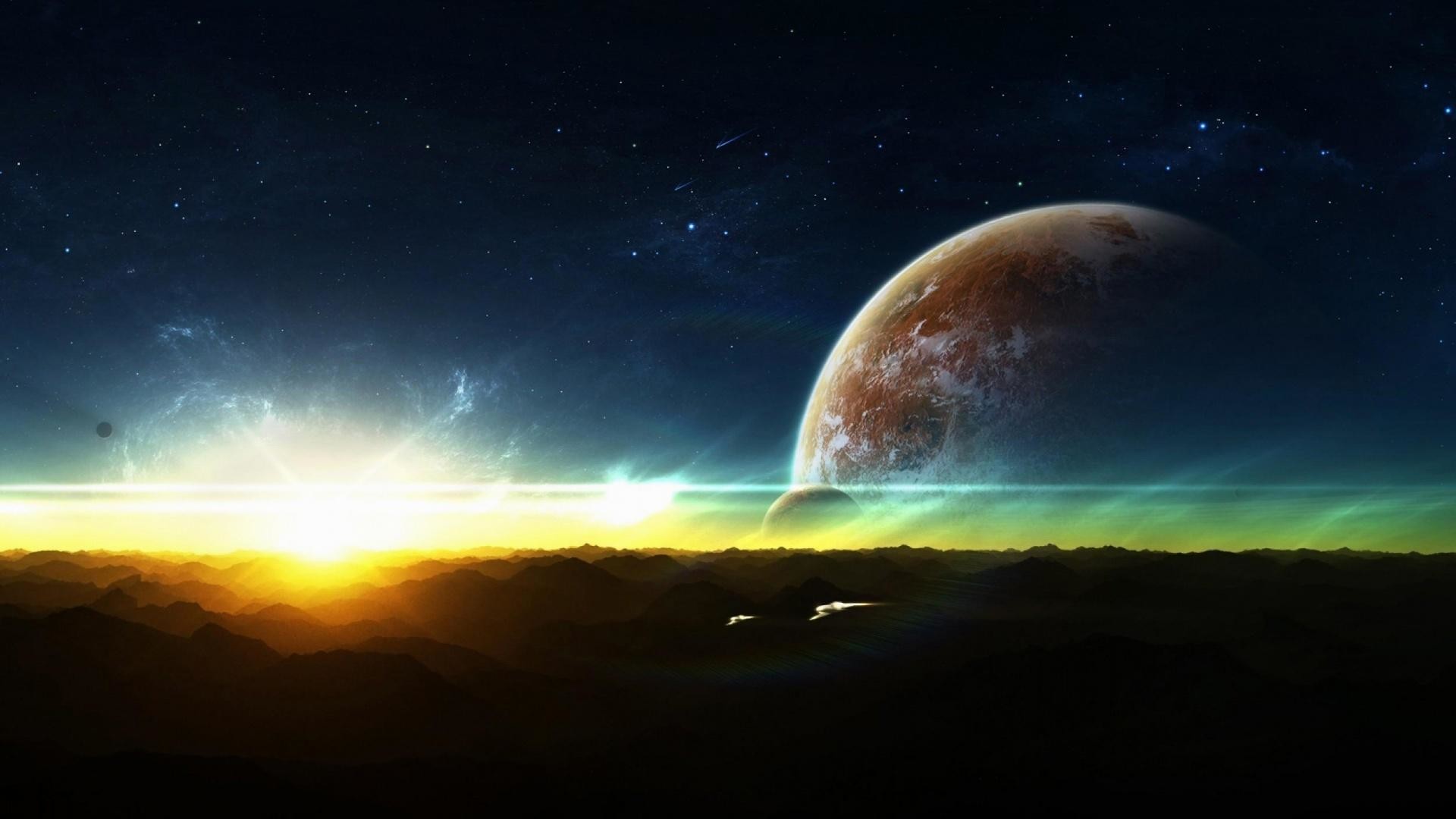 1920x1080 wallpaper.wiki-Space-Abstract-Sunrise-Wallpaper--PIC-
