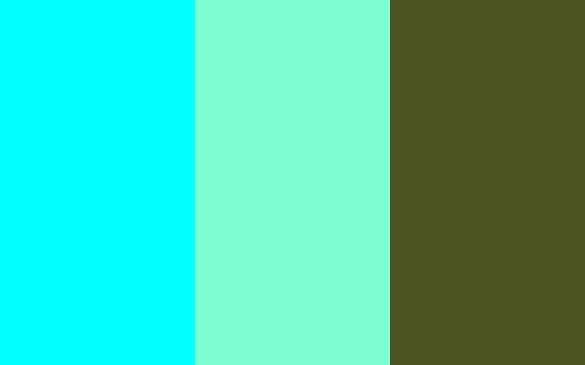 1920x1200  Aqua, Aquamarine and Army Green Three Color Background