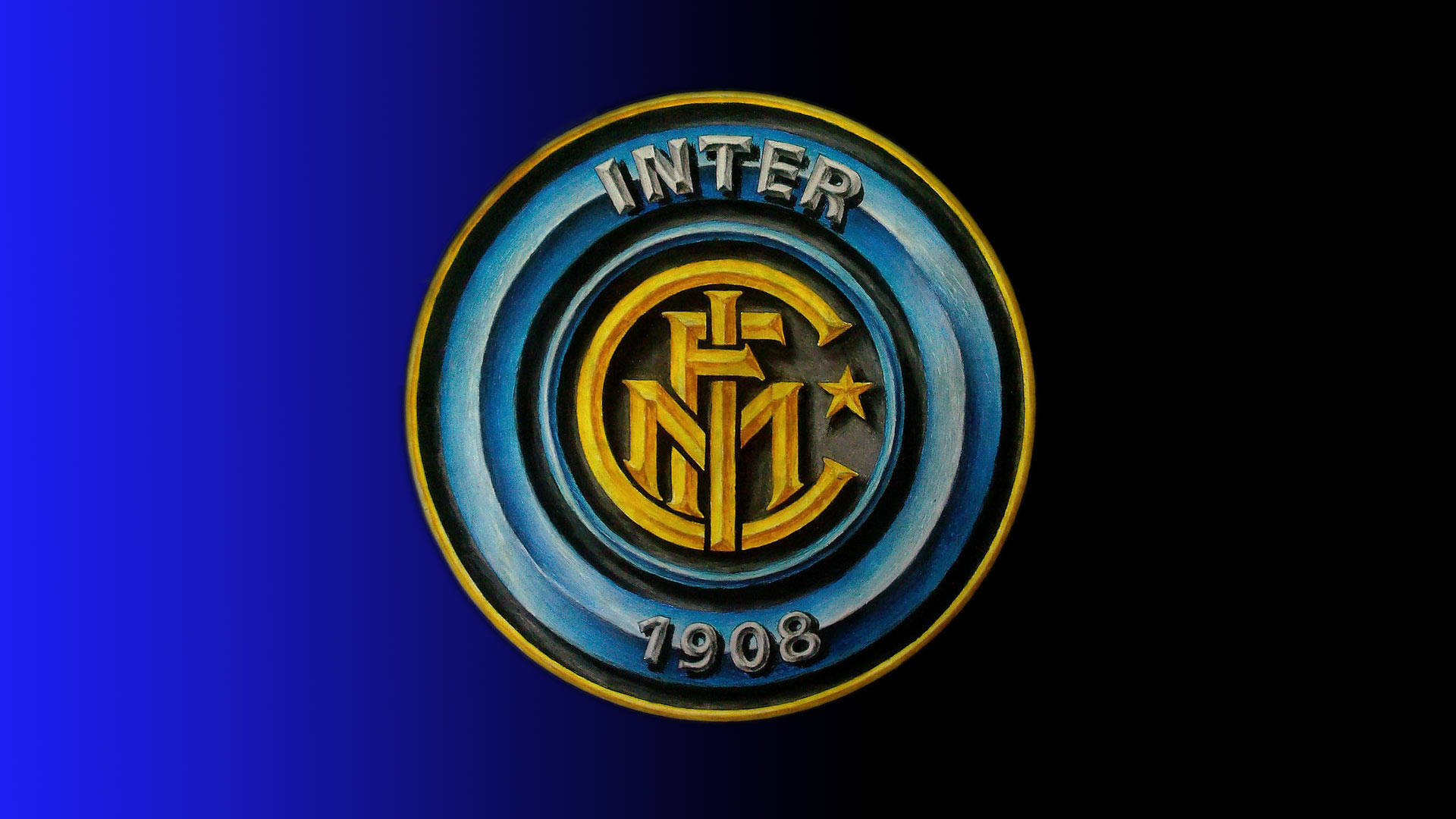 1920x1080 Inter Milan FC Football Logo HD Wallpaper
