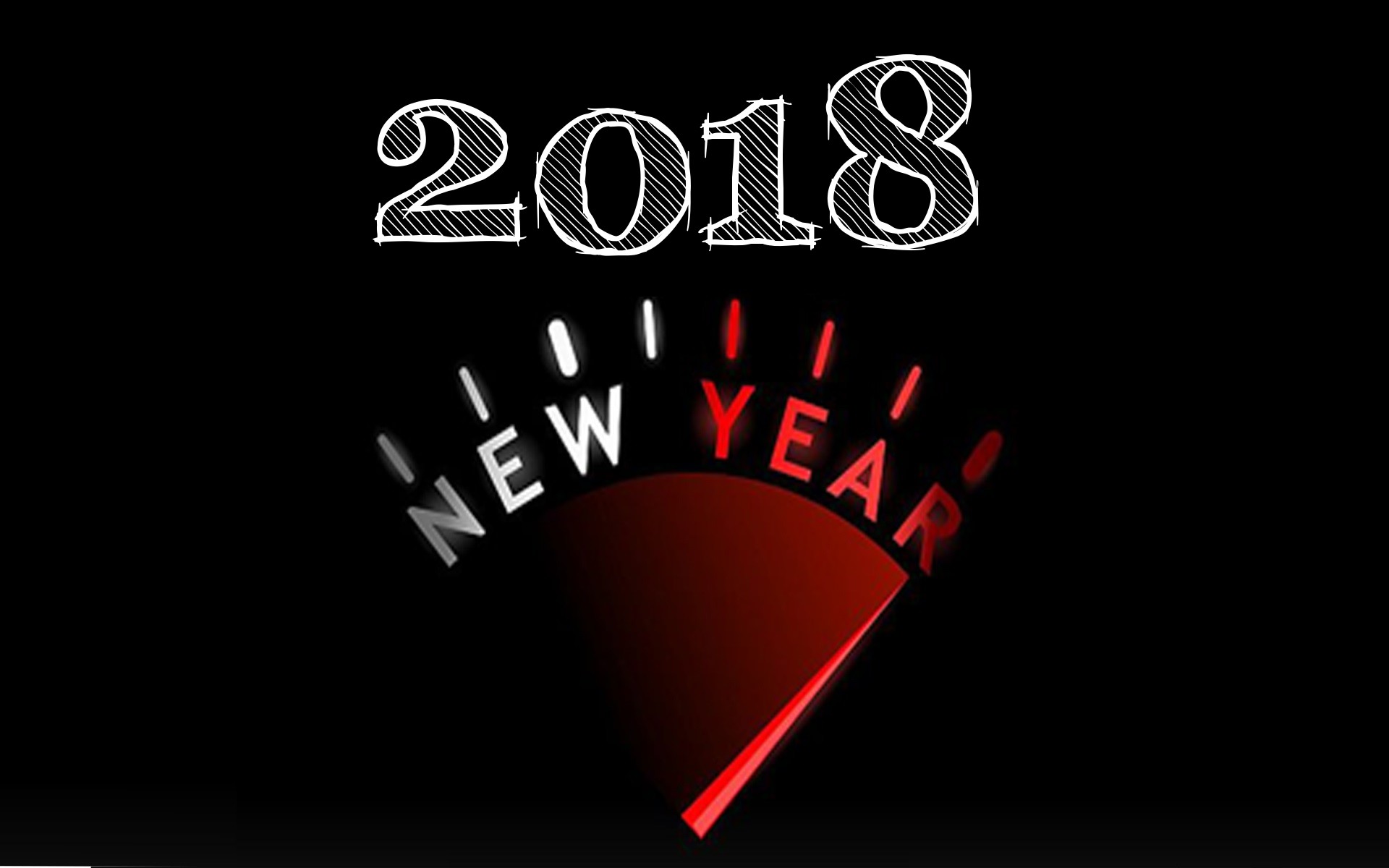 1920x1200 Happy New Year 2018 wallpaper