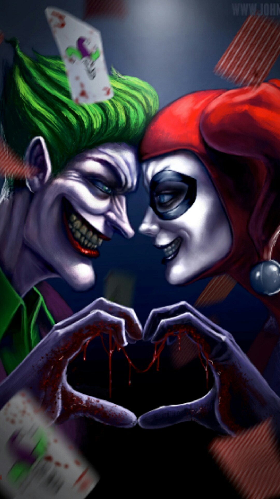 1080x1920 The Joker and Harley Quinn iPhone case