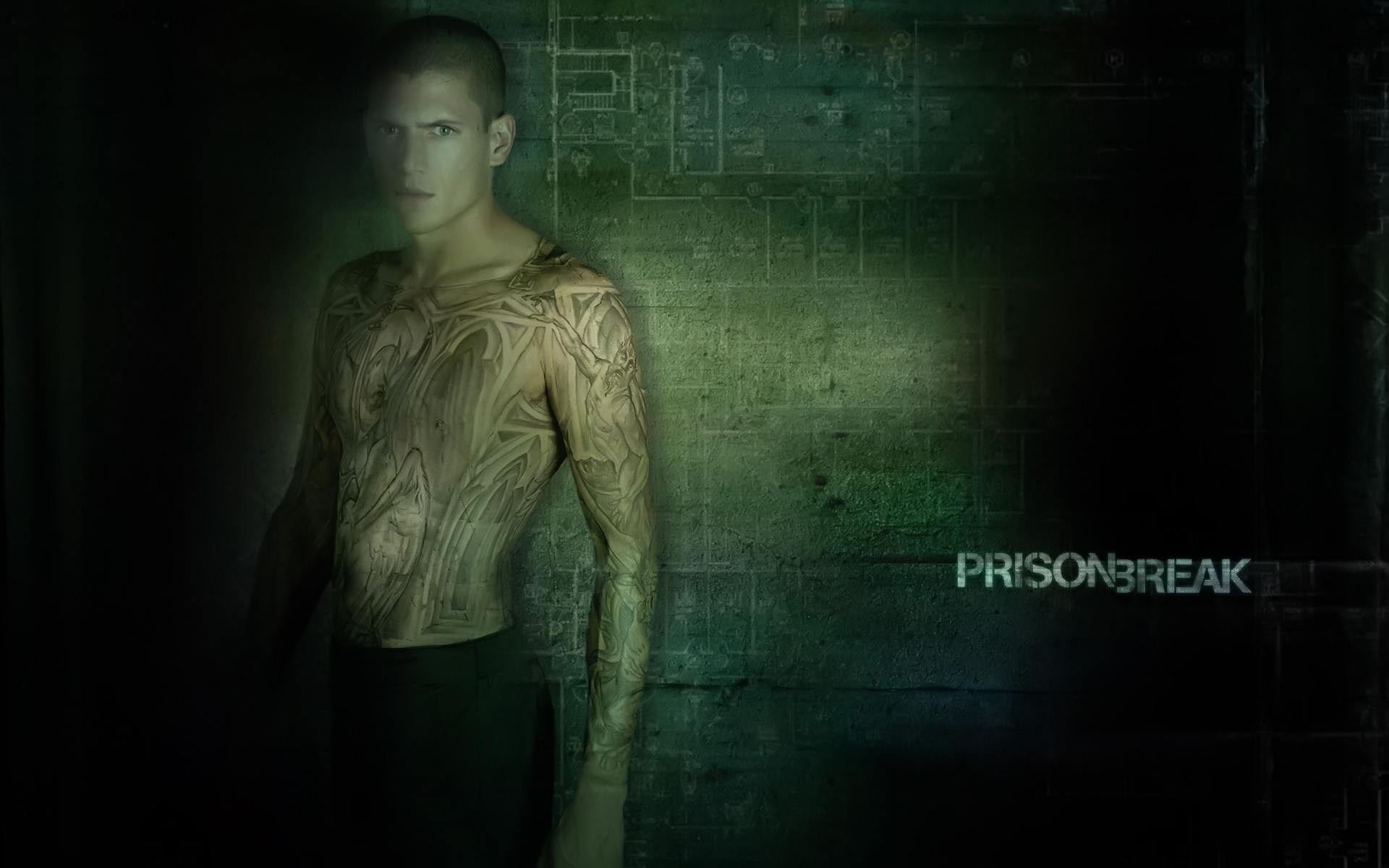 1920x1200 Michael Scofield Tattoo s Wallpaper Prison Break Movies Wallpapers