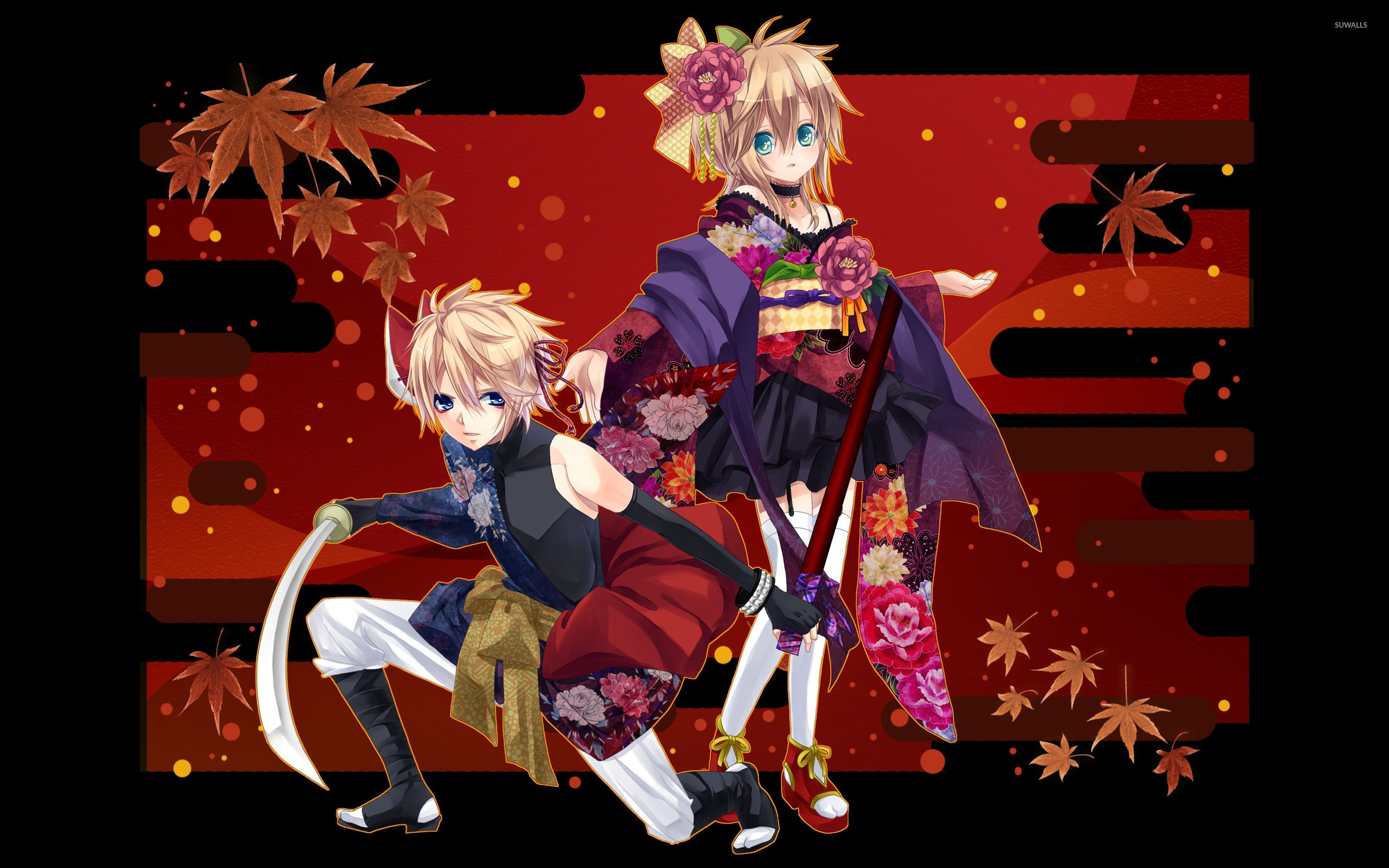 2560x1600 Kagamine Rin & Len wallpaper
