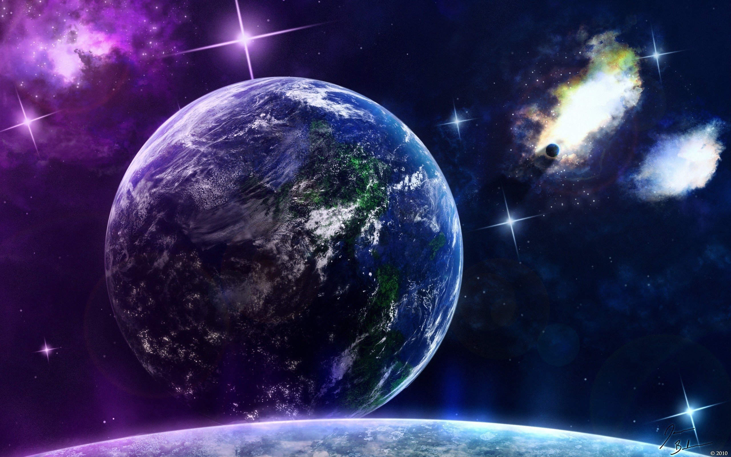 2560x1600 Cool Earth Backgrounds