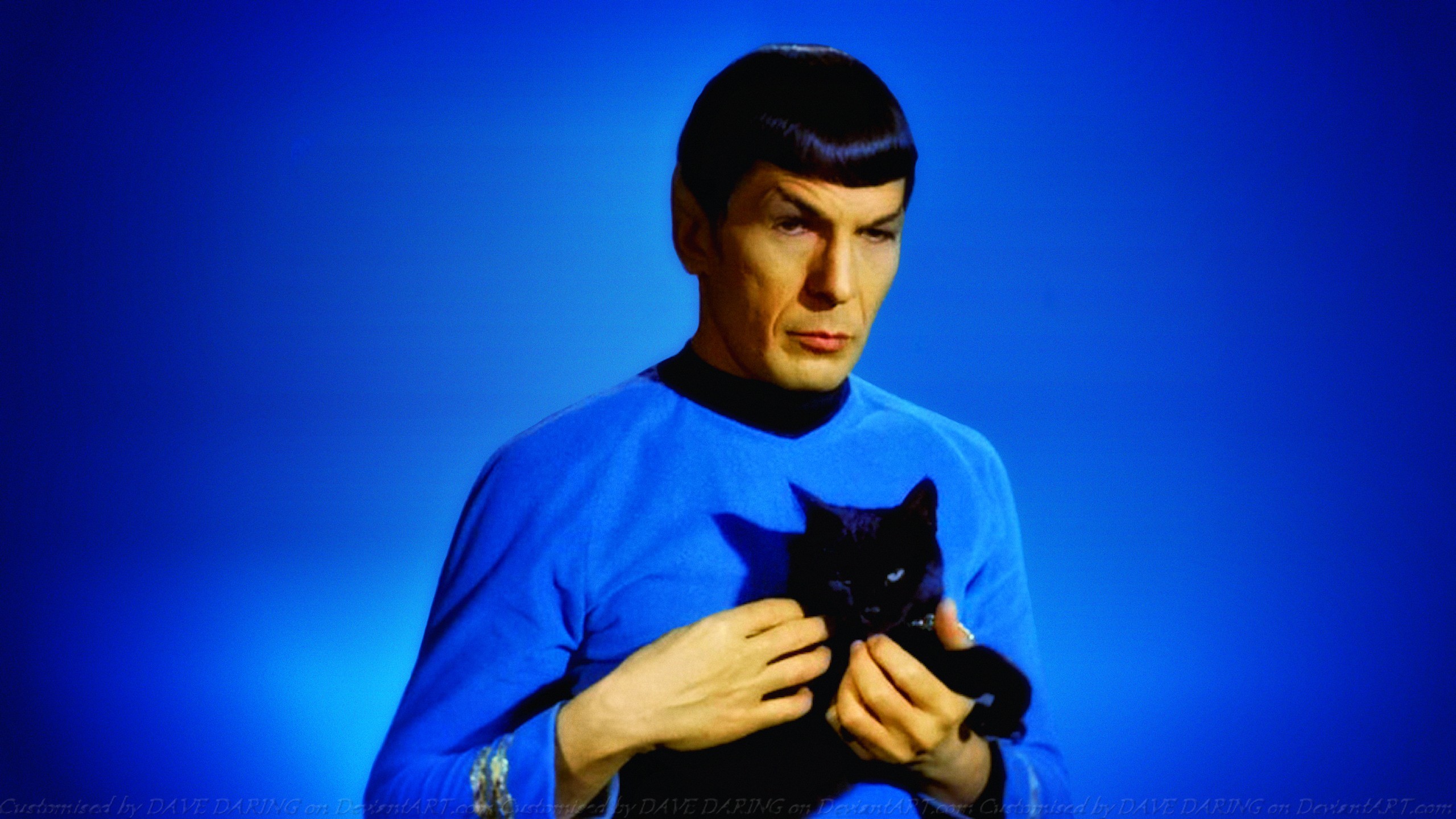 2560x1440 ... Leonard Nimoy Spock by Dave-Daring