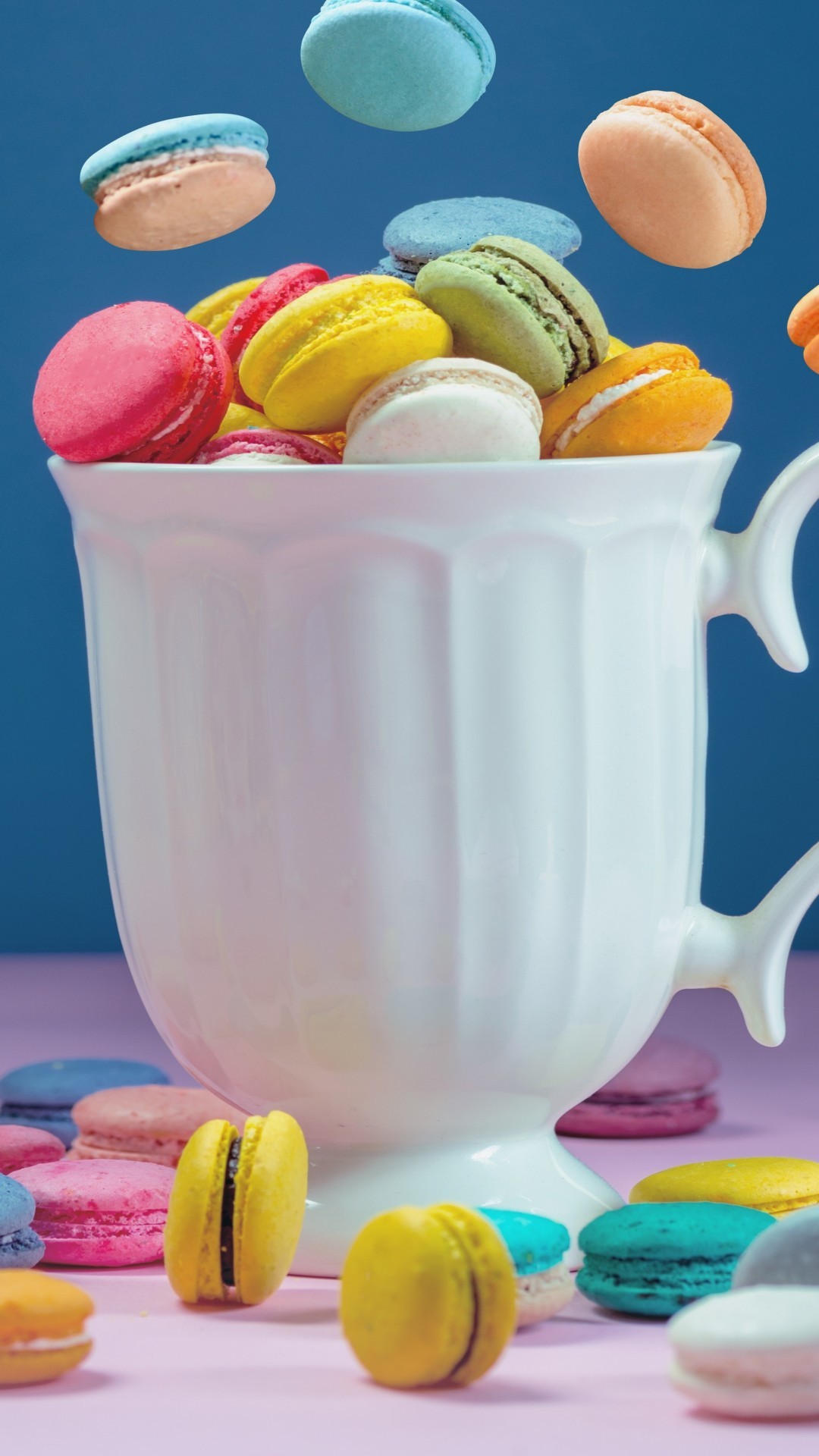 1080x1920 Macaron Cup, Pastry, Sweets